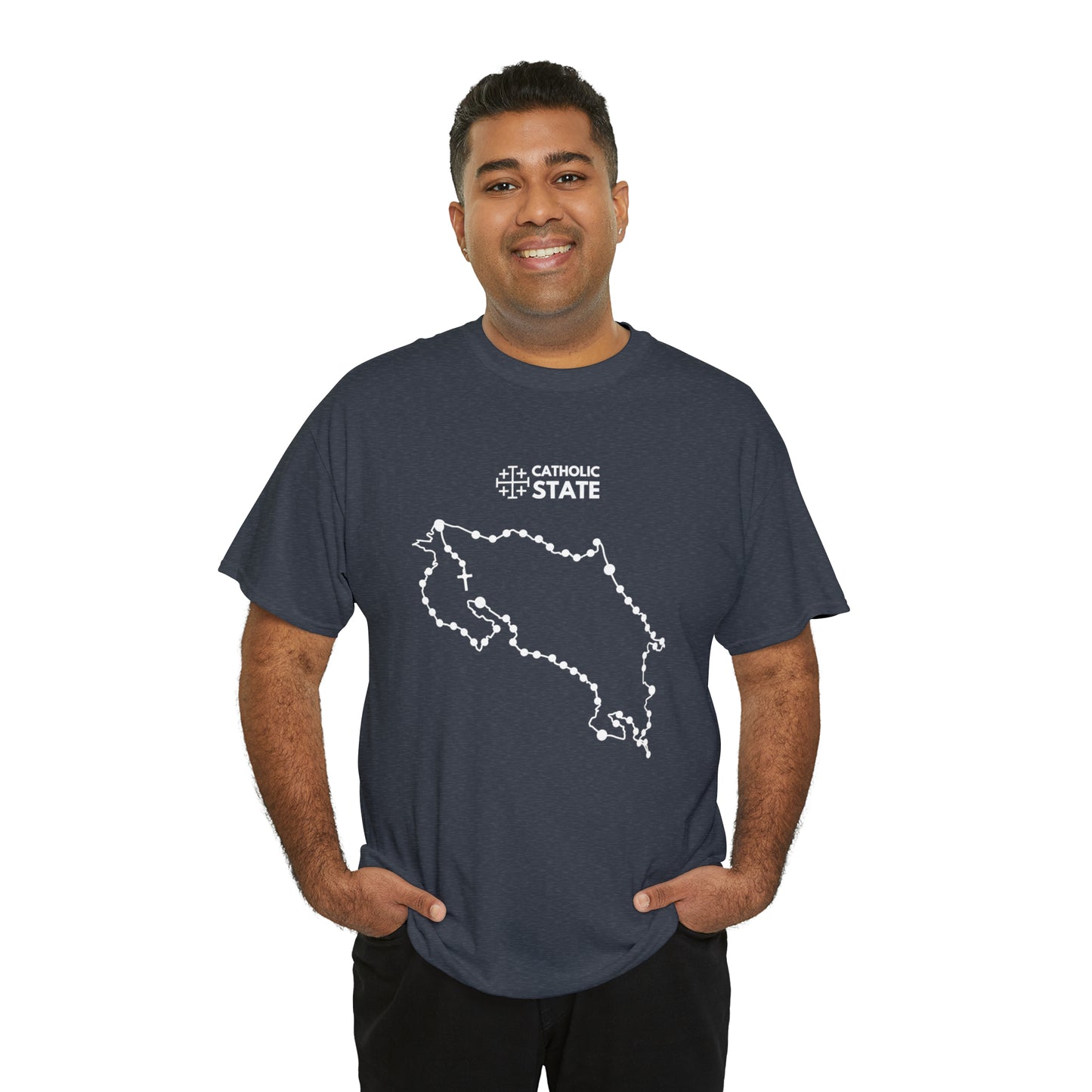 Catholic State Costa Rica - Unisex Heavy Cotton Tee