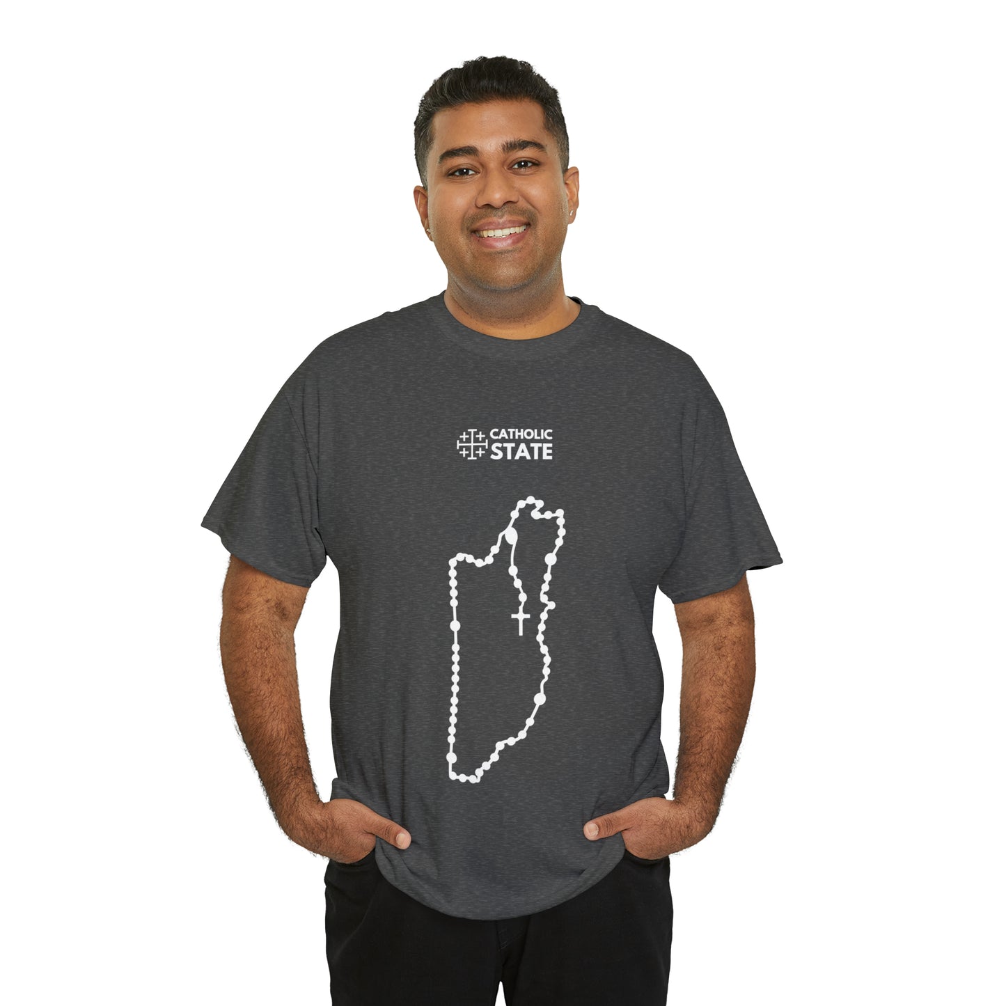Catholic State Belice - Unisex Heavy Cotton Tee