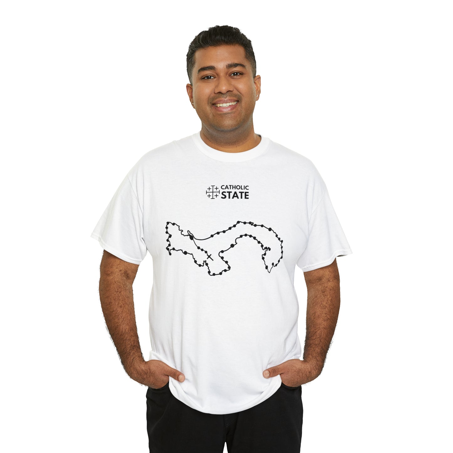 Catholic State Panama - Unisex Heavy Cotton Tee