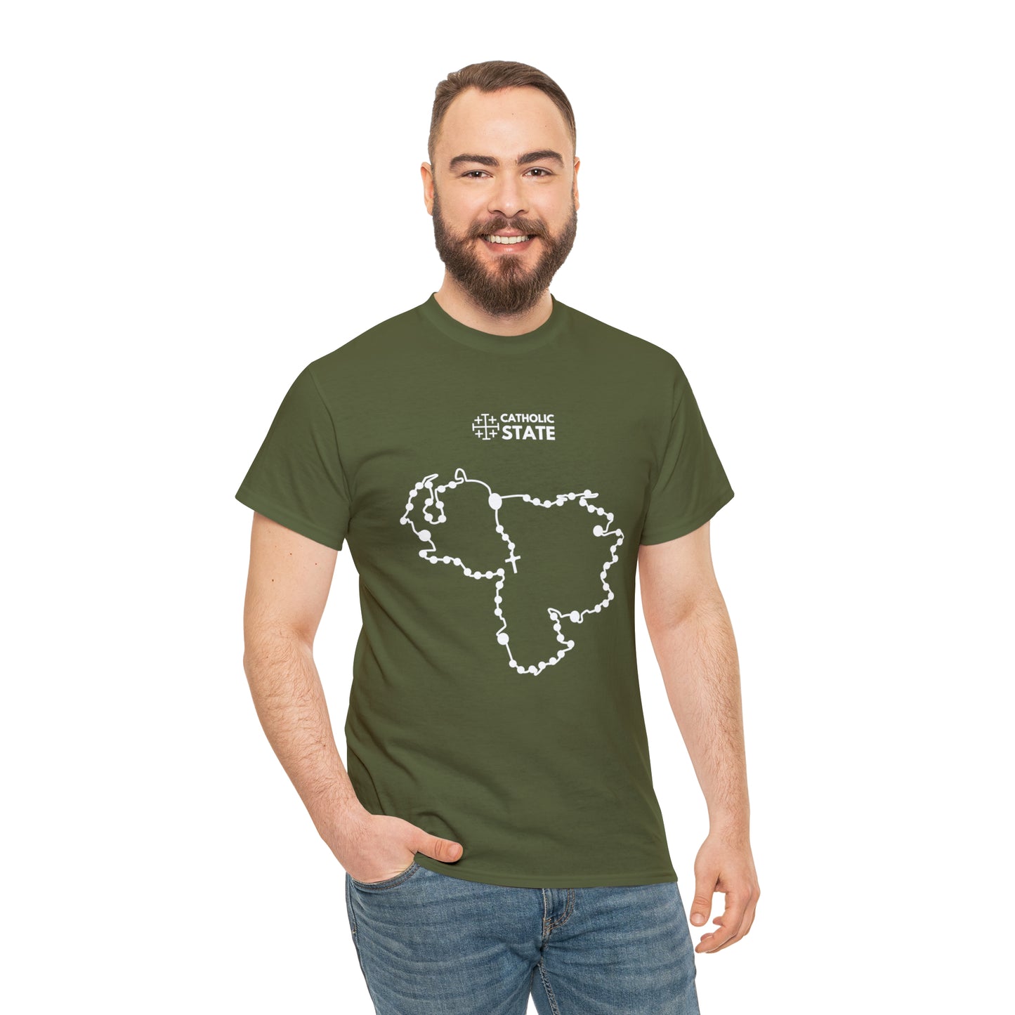 Catholic State Venezuela - Unisex Heavy Cotton Tee