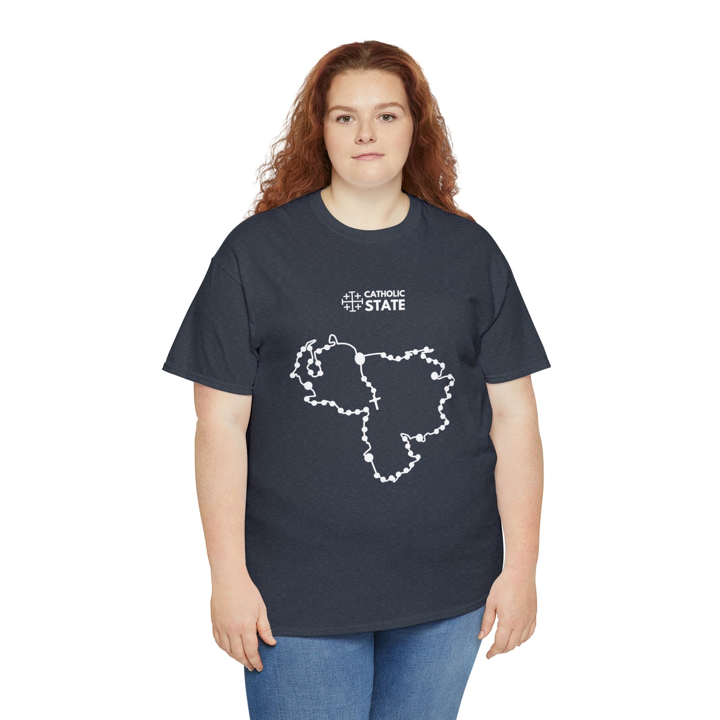 Catholic State Venezuela - Unisex Heavy Cotton Tee