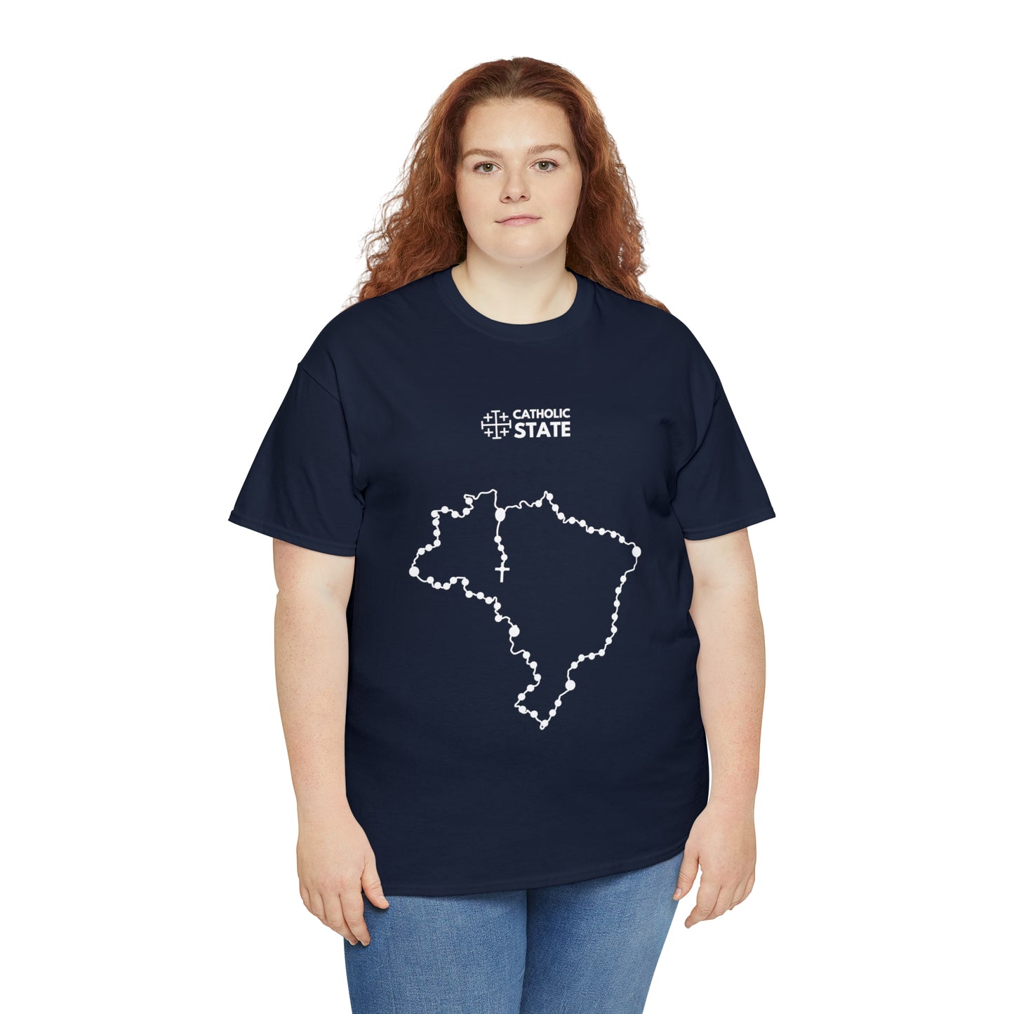 Catholic State Brasil - Unisex Heavy Cotton Tee