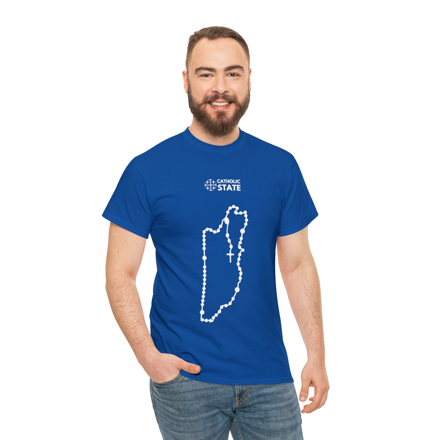 Catholic State Belice - Unisex Heavy Cotton Tee