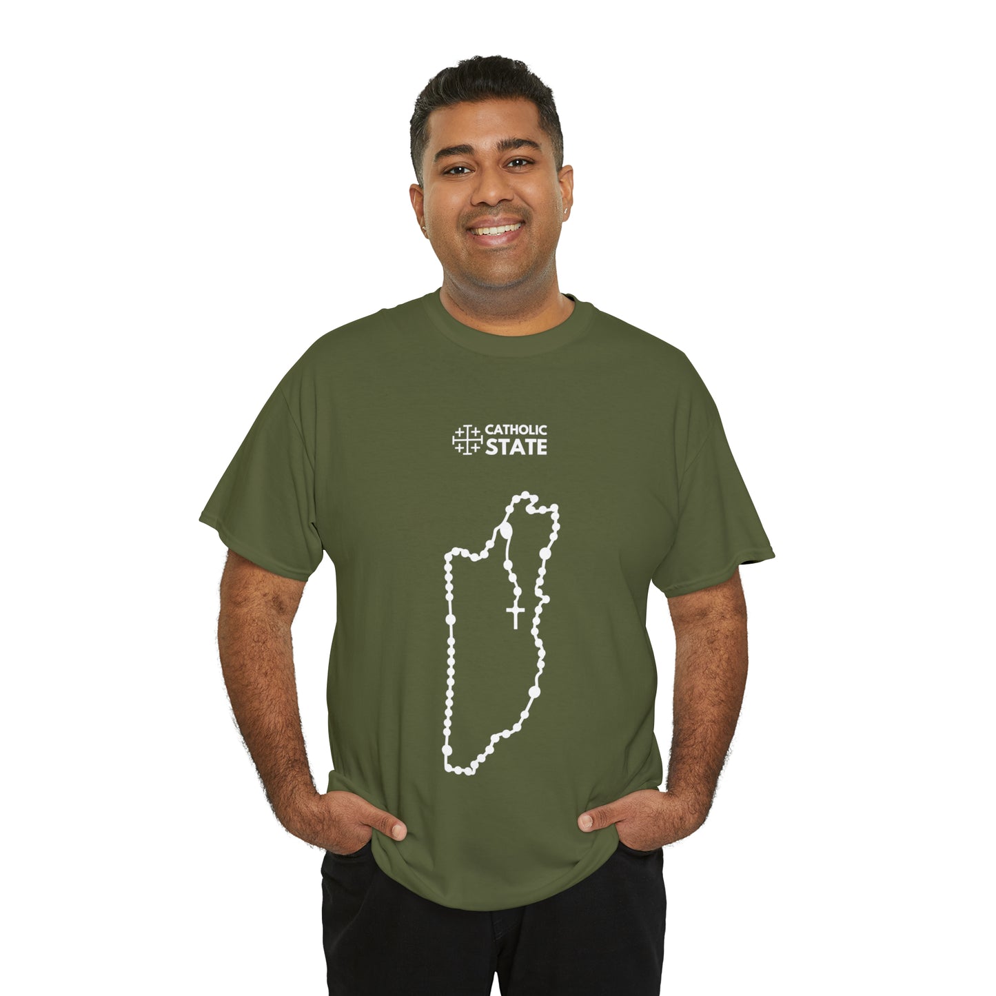 Catholic State Belice - Unisex Heavy Cotton Tee