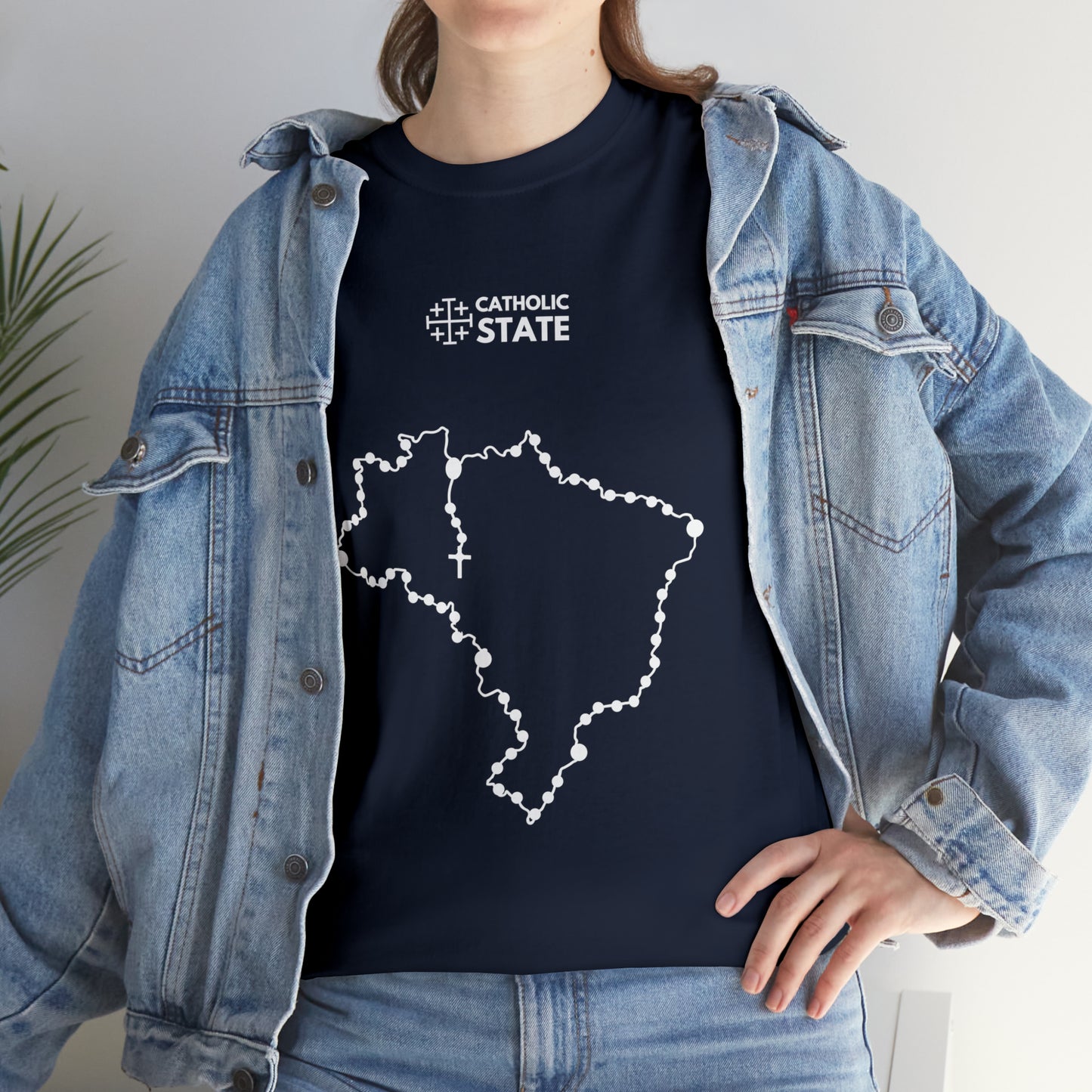 Catholic State Brasil - Unisex Heavy Cotton Tee