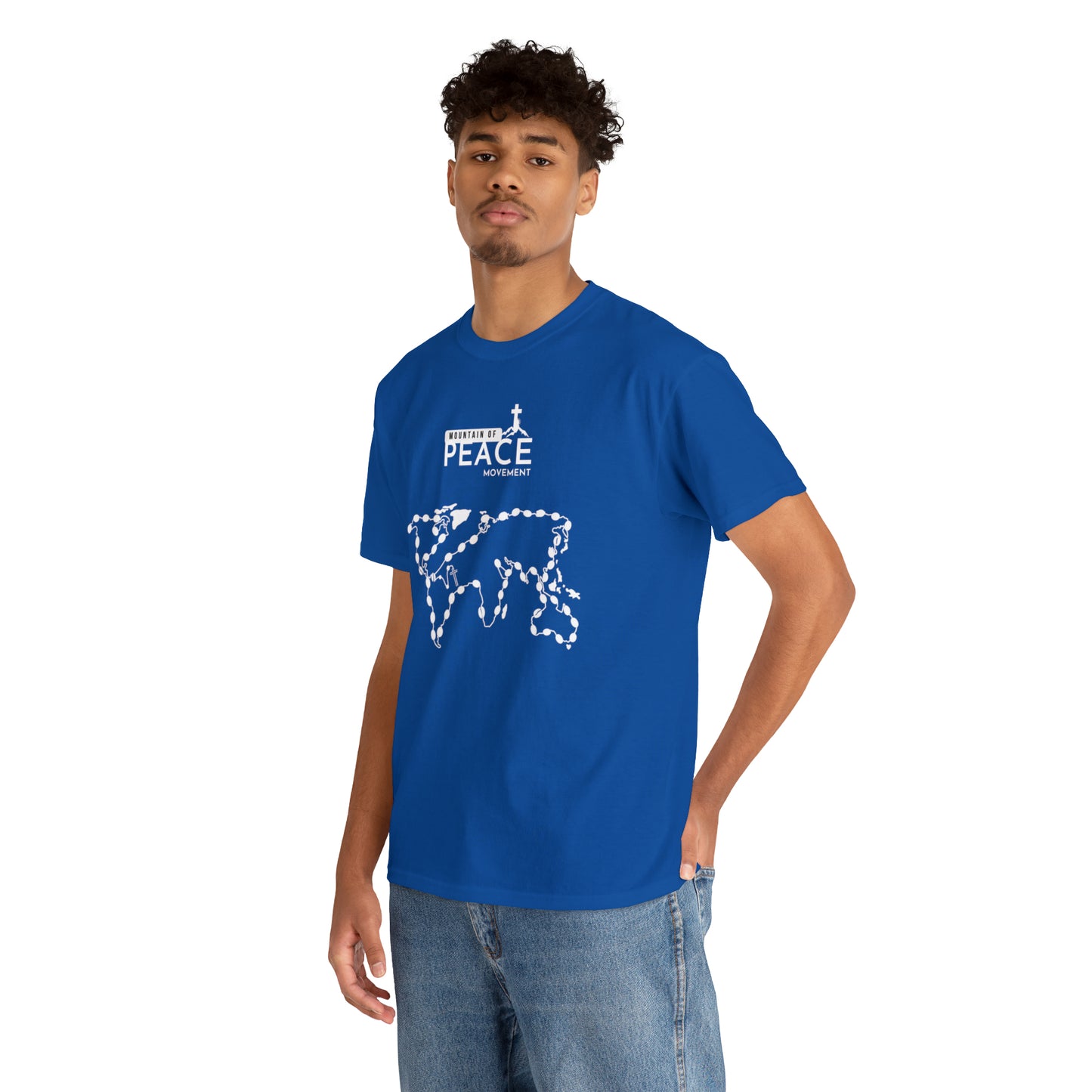 Rosary with MOP Logo Unisex Heavy Cotton Tee