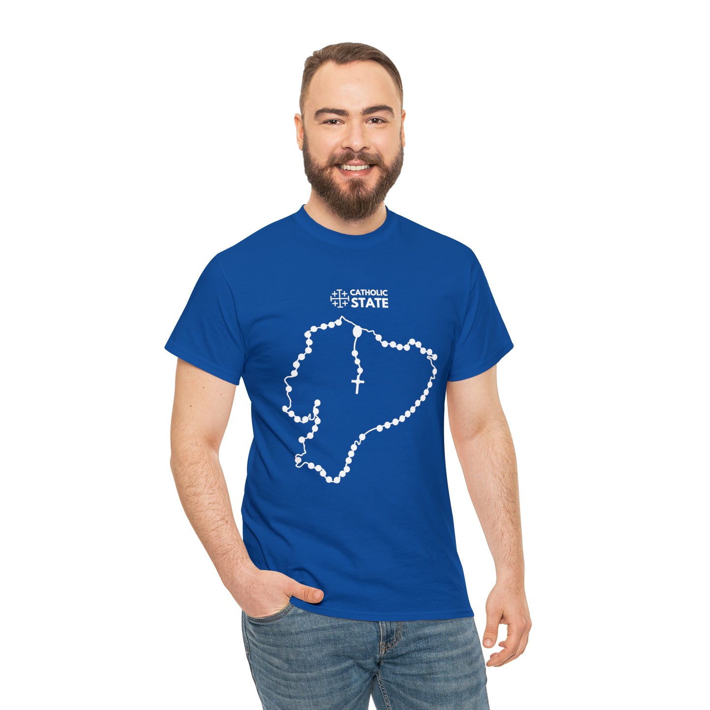 Catholic State Ecuador - Unisex Heavy Cotton Tee