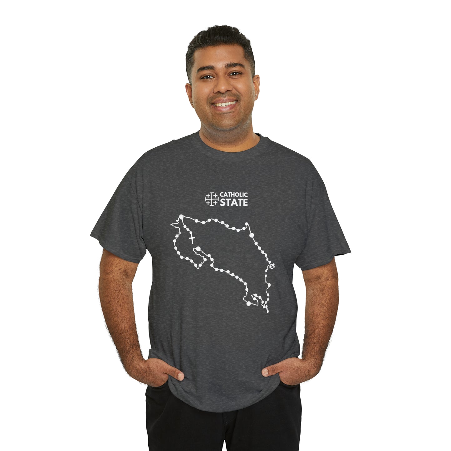 Catholic State Costa Rica - Unisex Heavy Cotton Tee