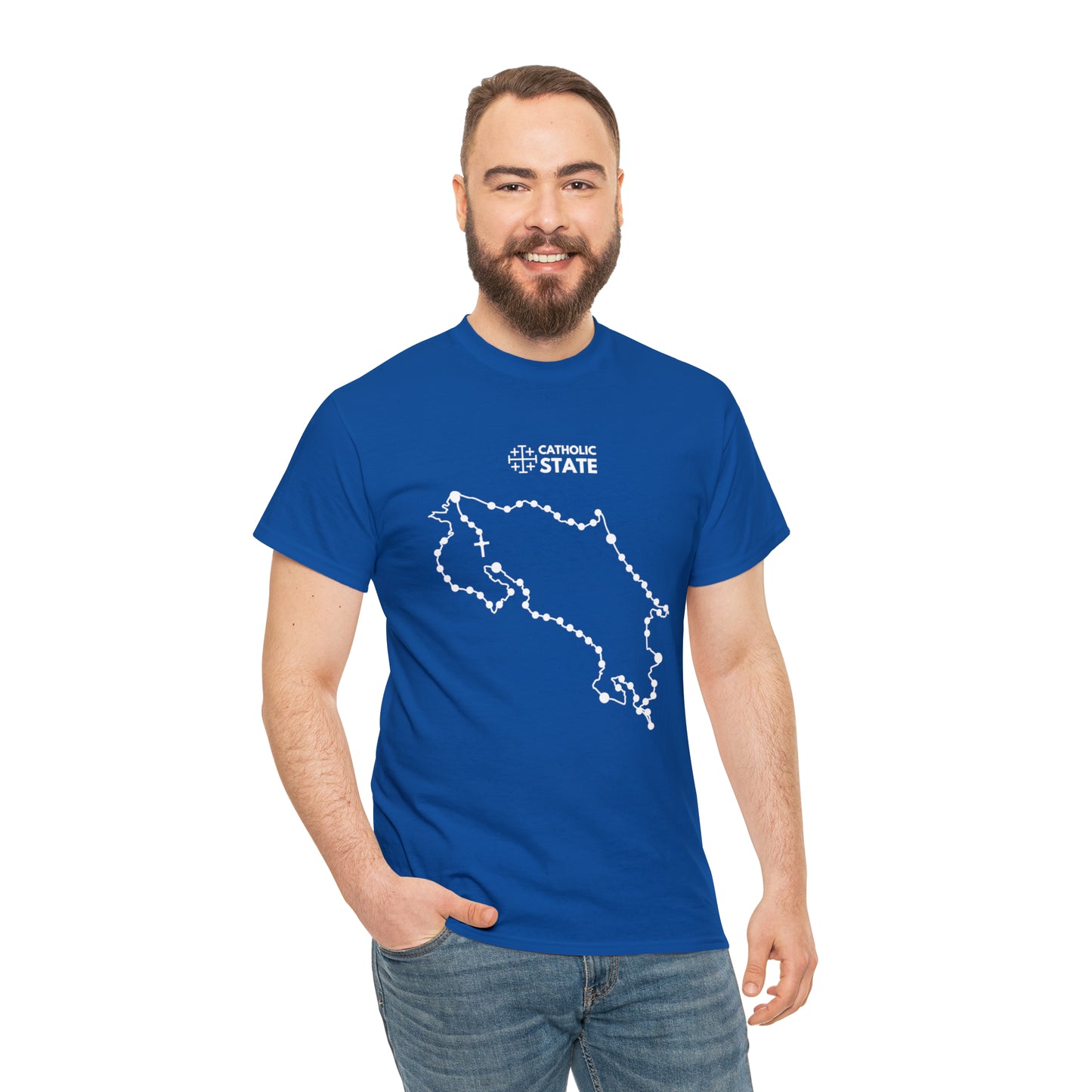 Catholic State Costa Rica - Unisex Heavy Cotton Tee