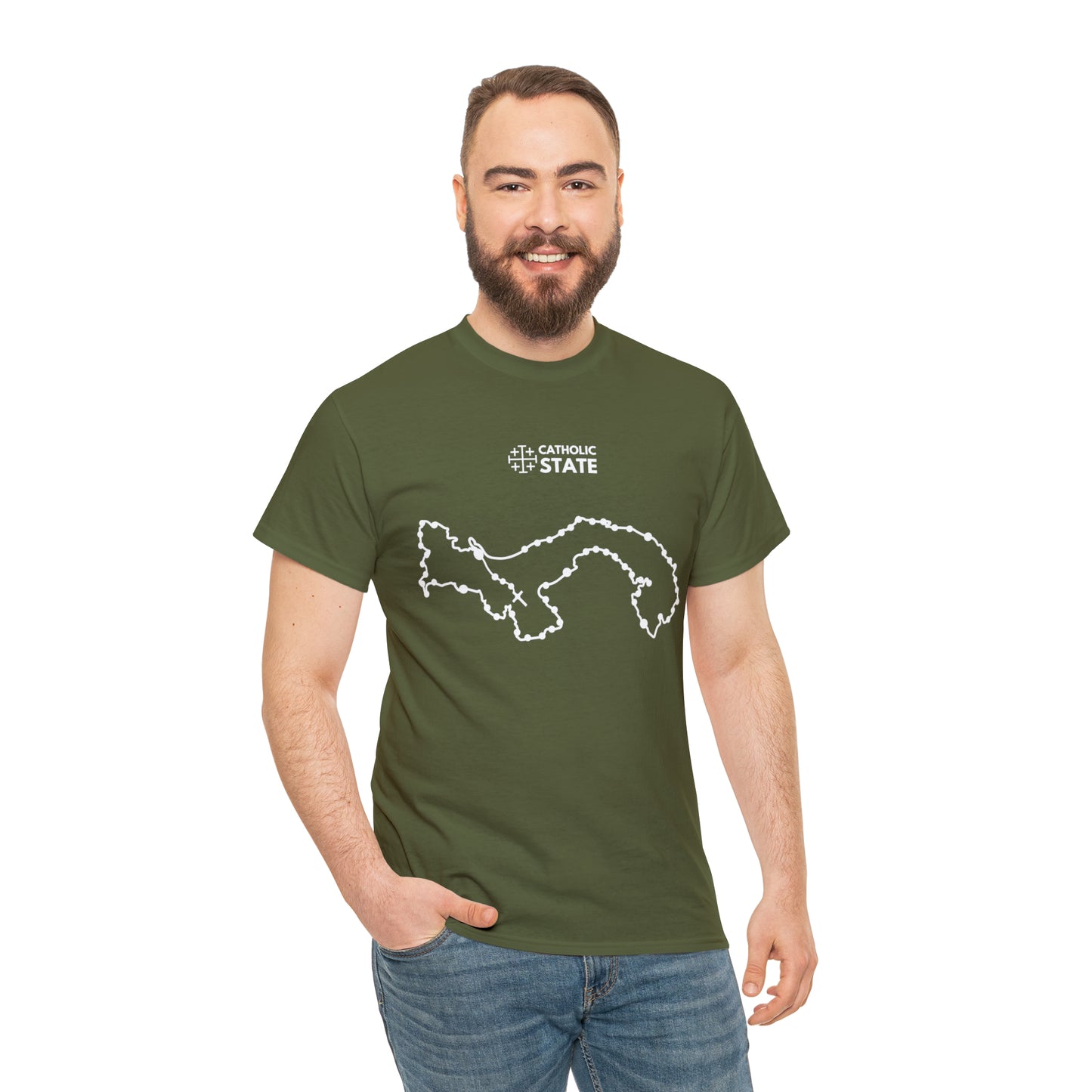 Catholic State Panama - Unisex Heavy Cotton Tee