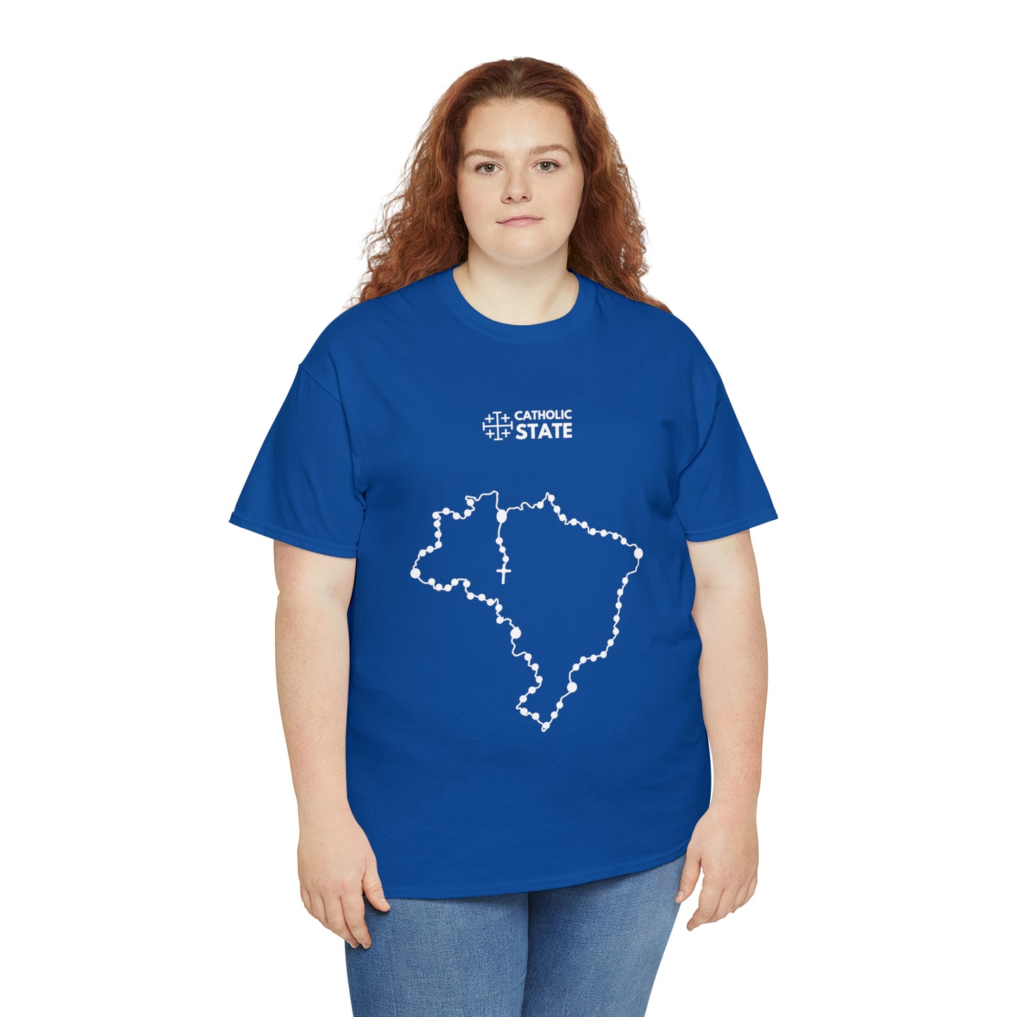 Catholic State Brasil - Unisex Heavy Cotton Tee
