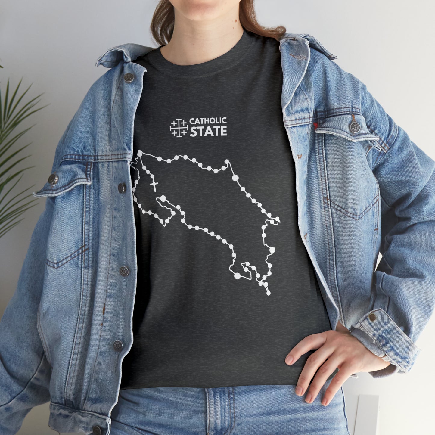 Catholic State Costa Rica - Unisex Heavy Cotton Tee