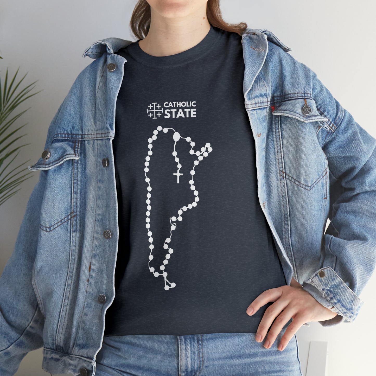 Catholic State Argentina - Unisex Heavy Cotton Tee