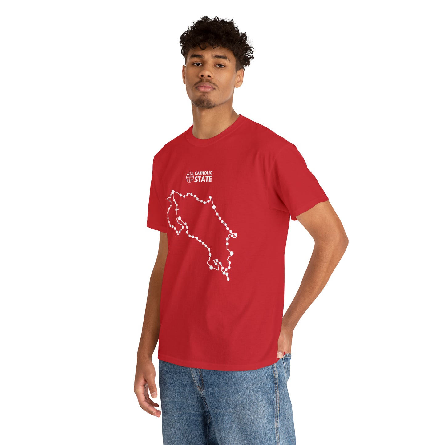 Catholic State Costa Rica - Unisex Heavy Cotton Tee