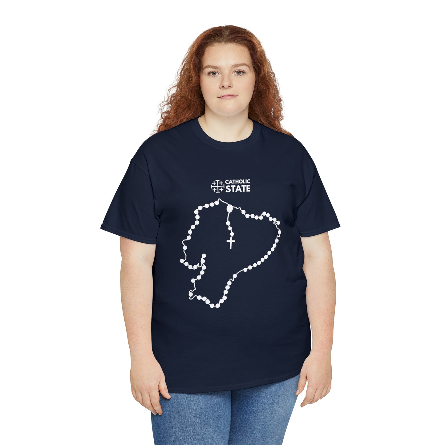 Catholic State Ecuador - Unisex Heavy Cotton Tee