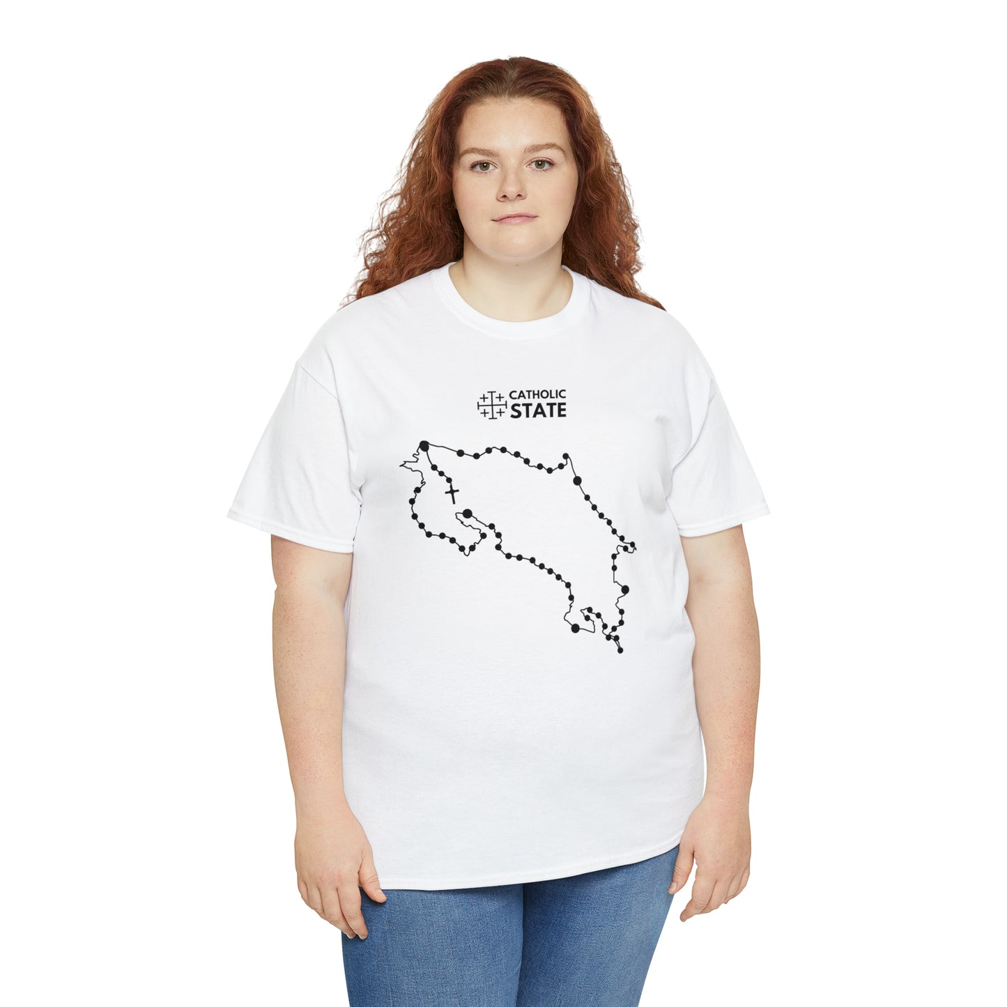 Catholic State Costa Rica - Unisex Heavy Cotton Tee