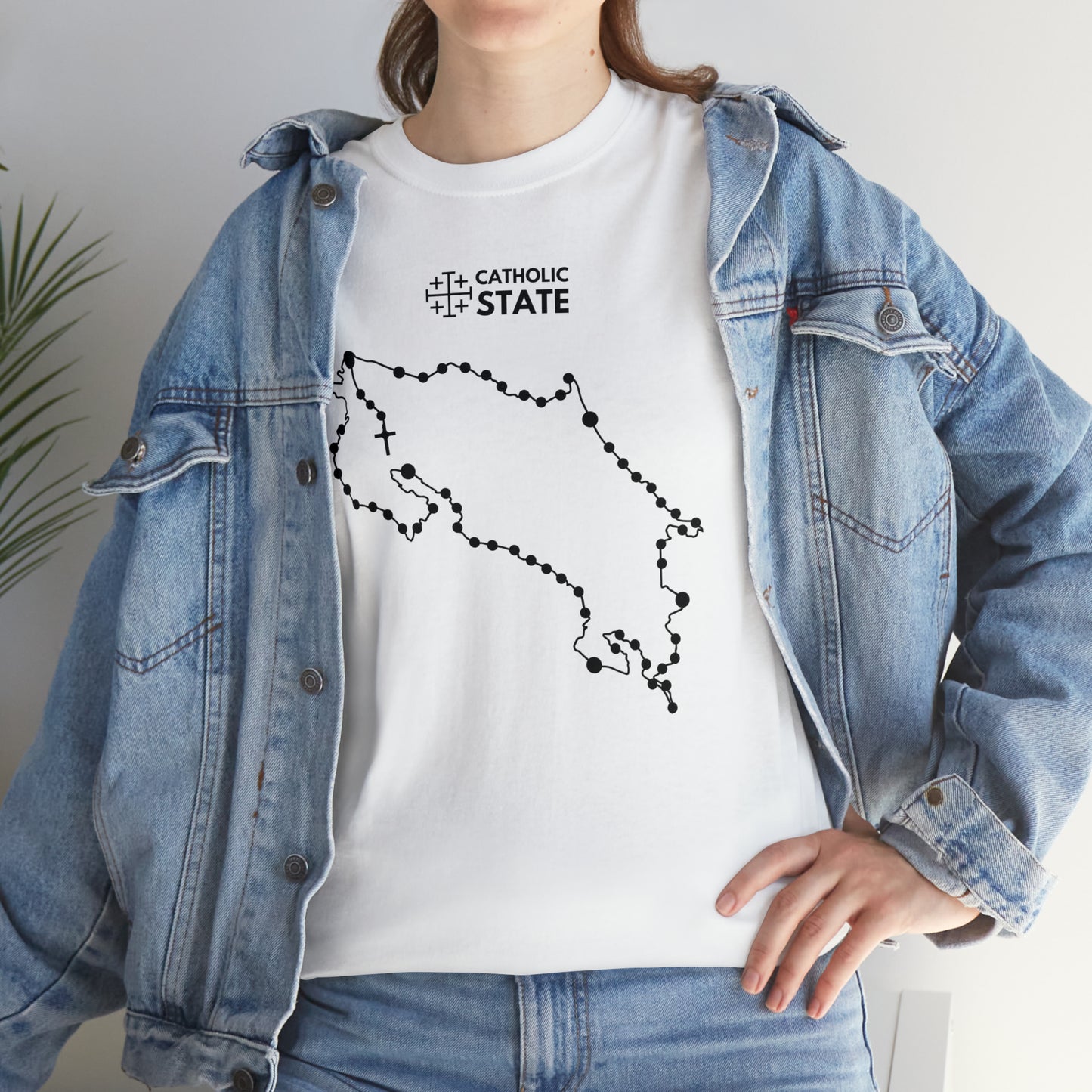 Catholic State Costa Rica - Unisex Heavy Cotton Tee
