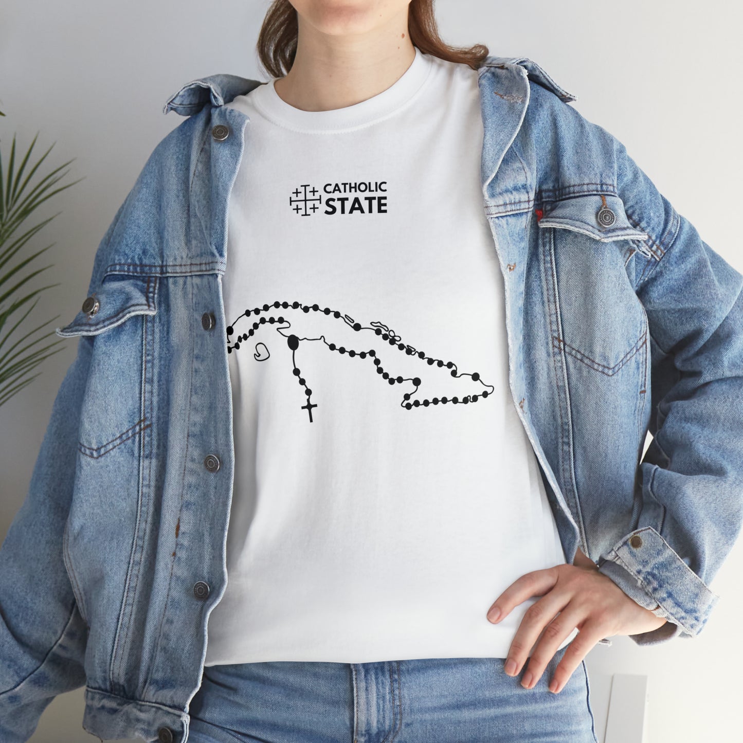 Catholic State Cuba - Unisex Heavy Cotton Tee