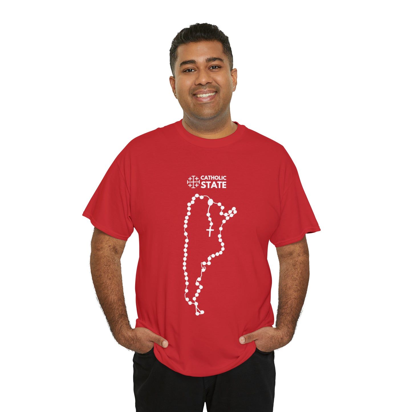 Catholic State Argentina - Unisex Heavy Cotton Tee