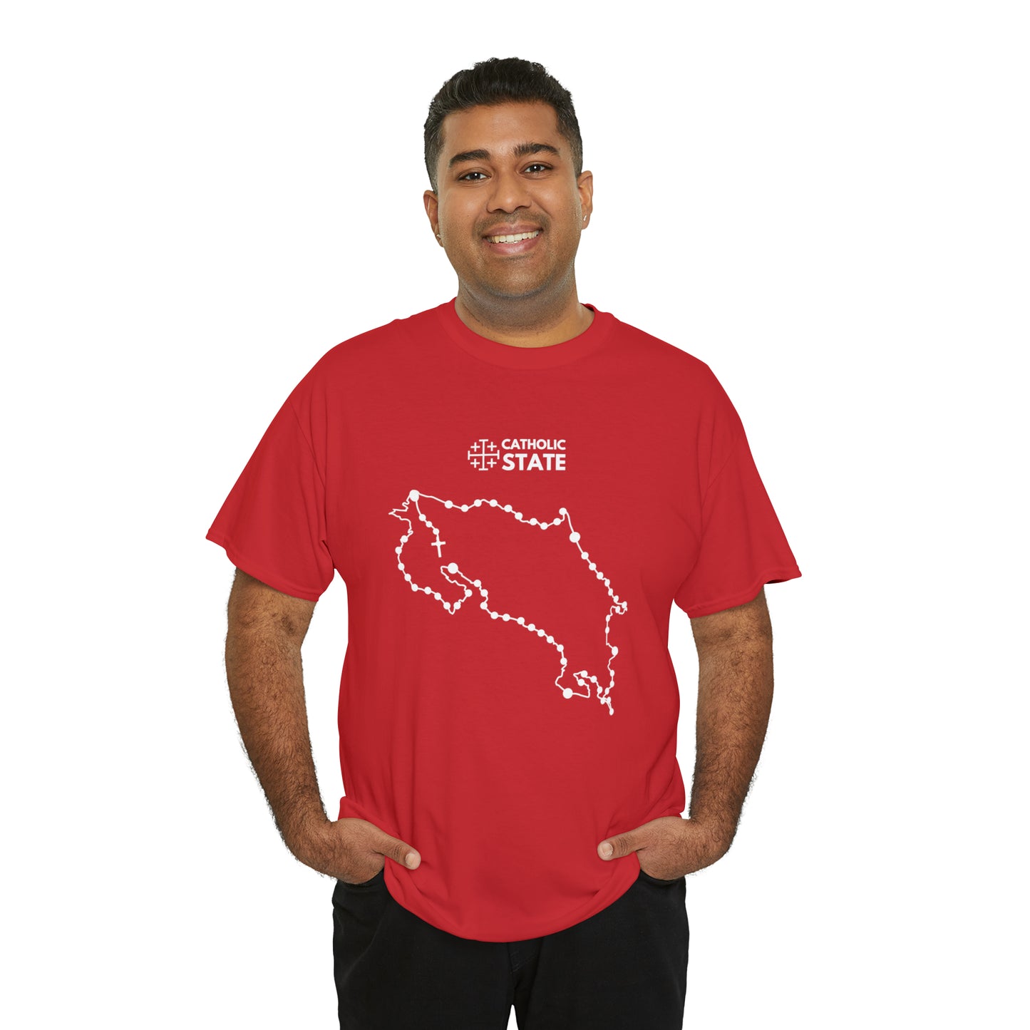 Catholic State Costa Rica - Unisex Heavy Cotton Tee