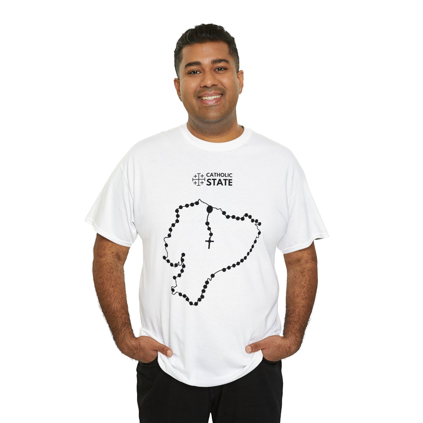 Catholic State Ecuador - Unisex Heavy Cotton Tee