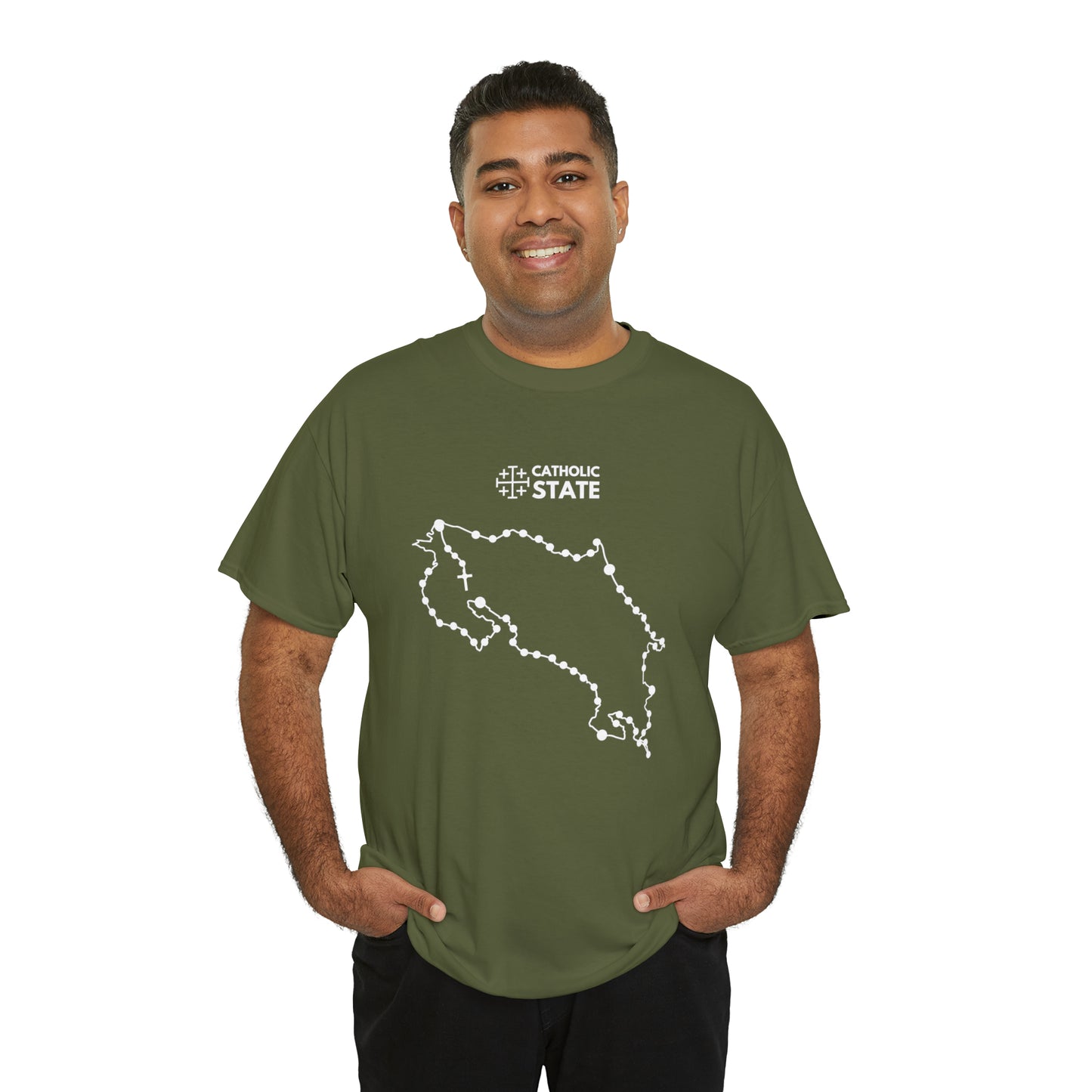 Catholic State Costa Rica - Unisex Heavy Cotton Tee