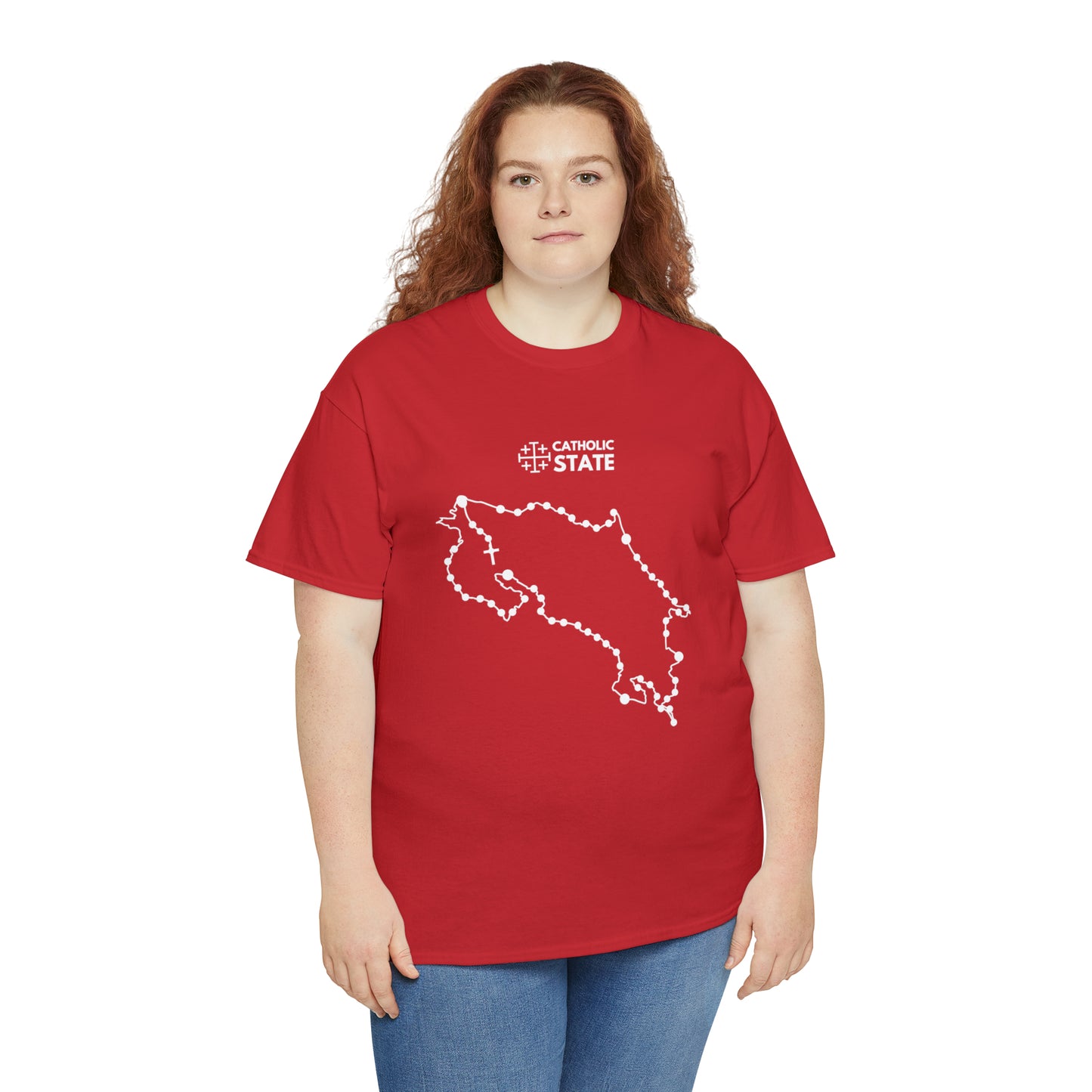 Catholic State Costa Rica - Unisex Heavy Cotton Tee