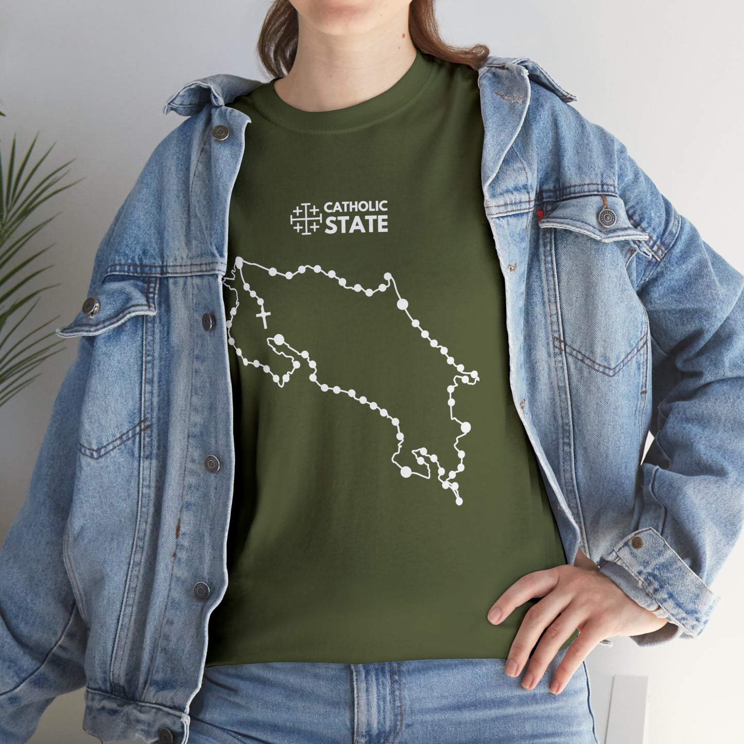Catholic State Costa Rica - Unisex Heavy Cotton Tee