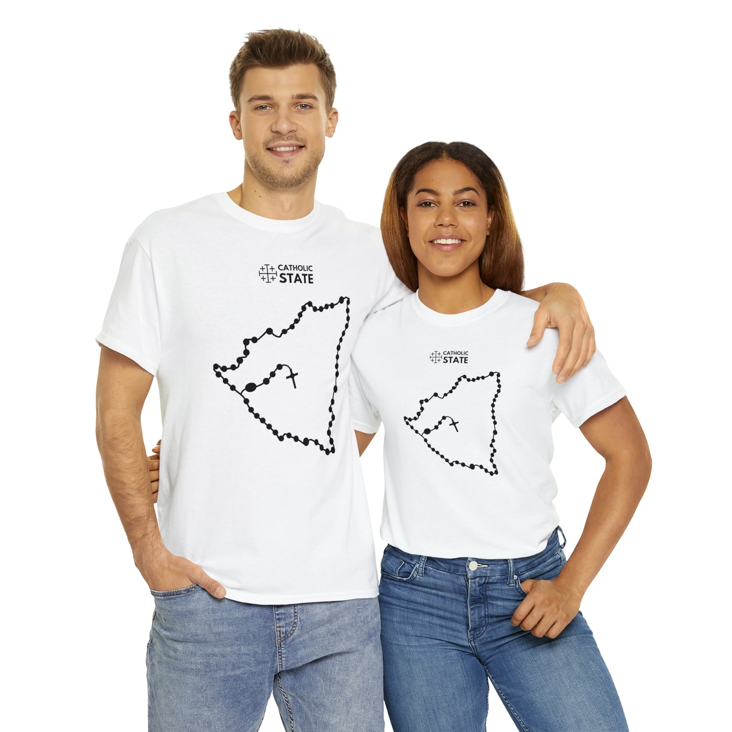 Catholic State Nicaragua - Unisex Heavy Cotton Tee