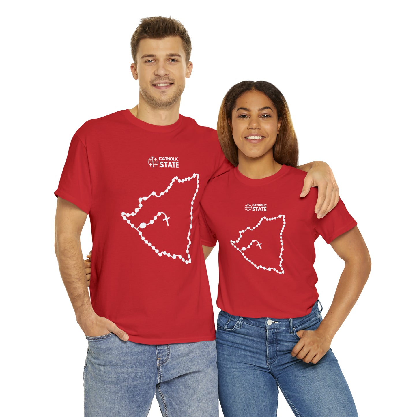 Catholic State Nicaragua - Unisex Heavy Cotton Tee