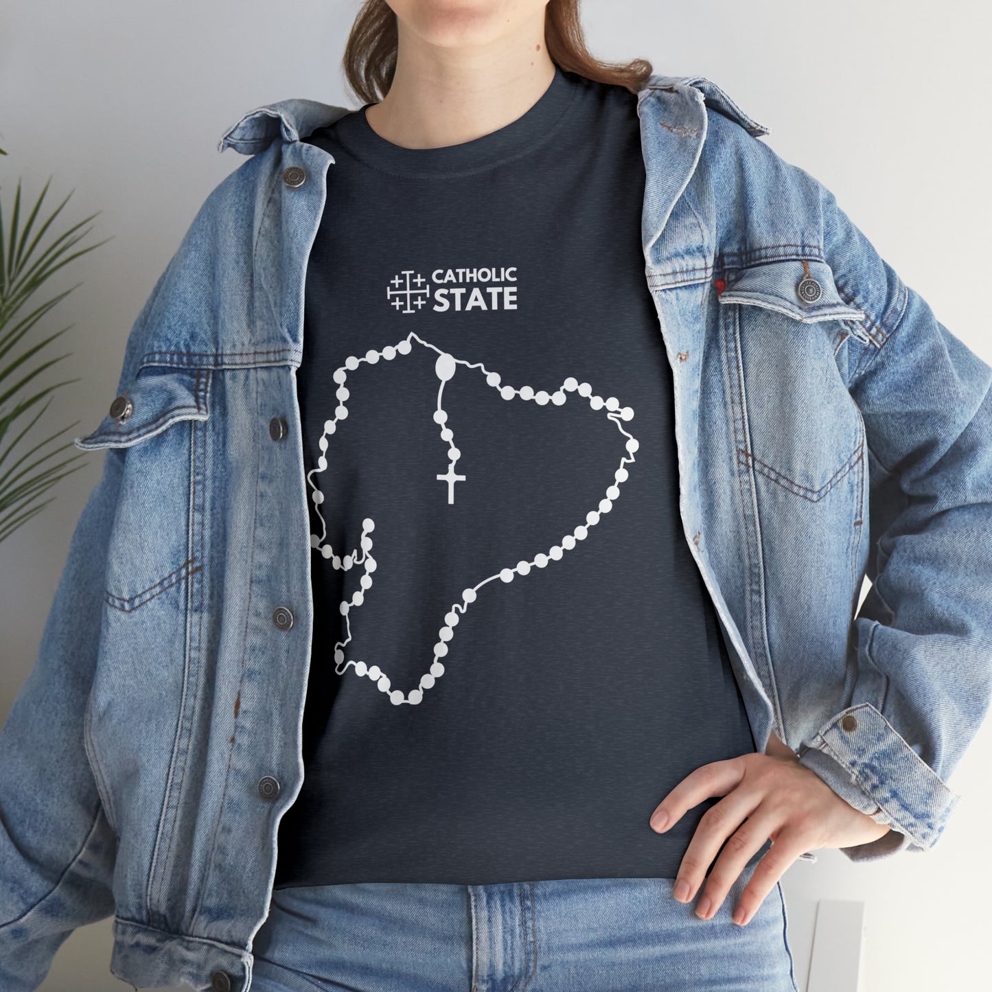 Catholic State Ecuador - Unisex Heavy Cotton Tee