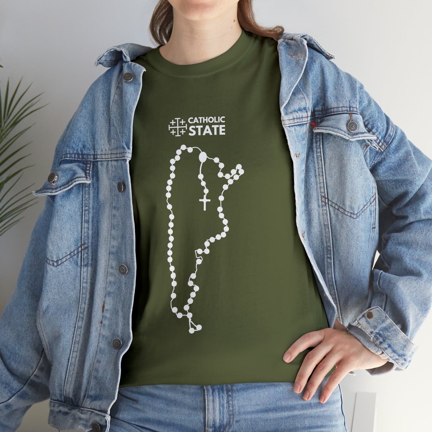 Catholic State Argentina - Unisex Heavy Cotton Tee