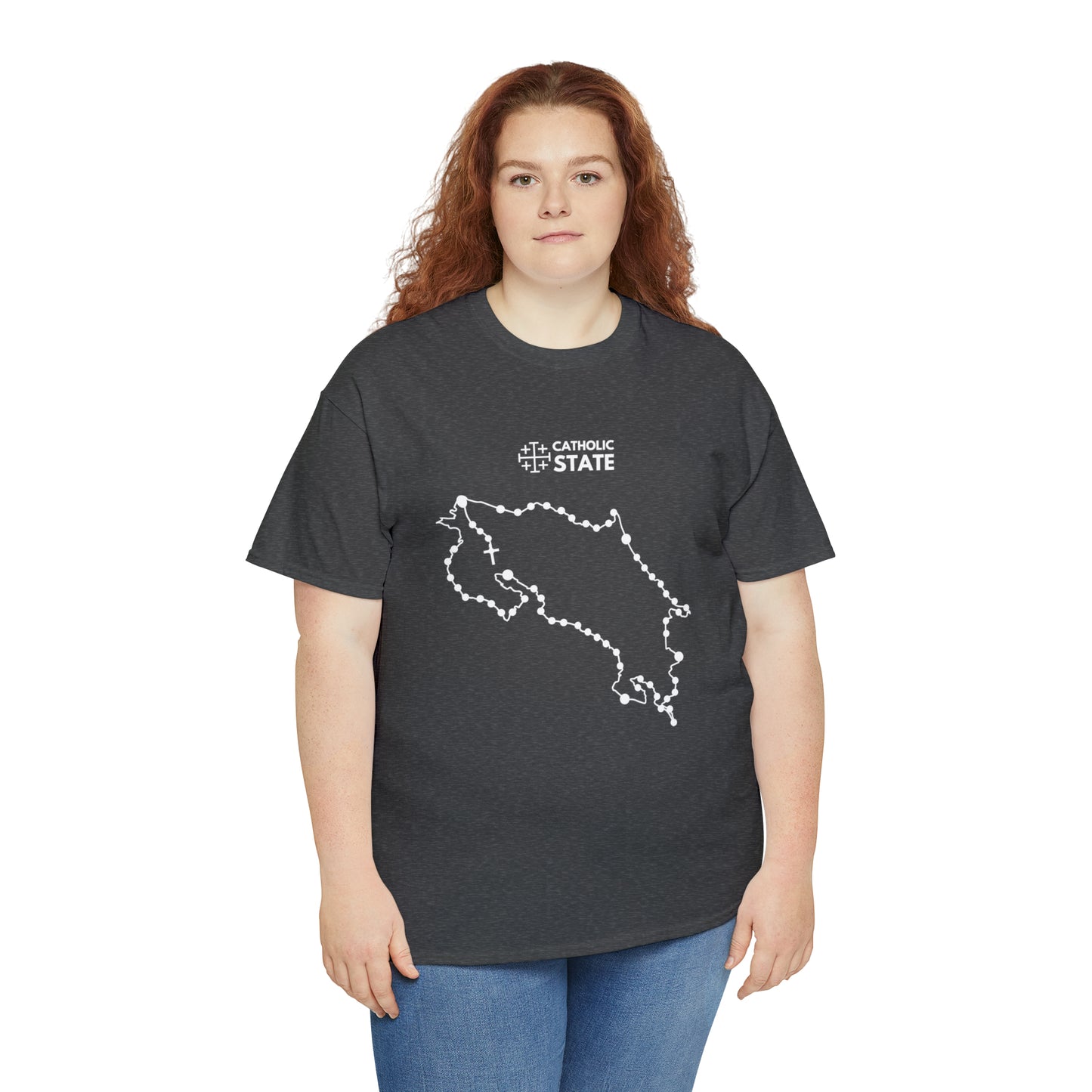 Catholic State Costa Rica - Unisex Heavy Cotton Tee