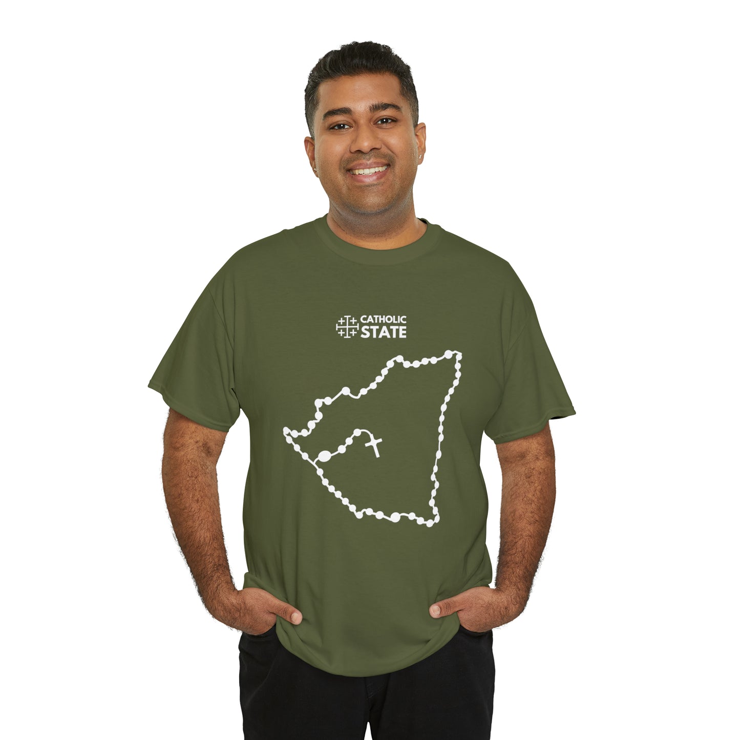 Catholic State Nicaragua - Unisex Heavy Cotton Tee