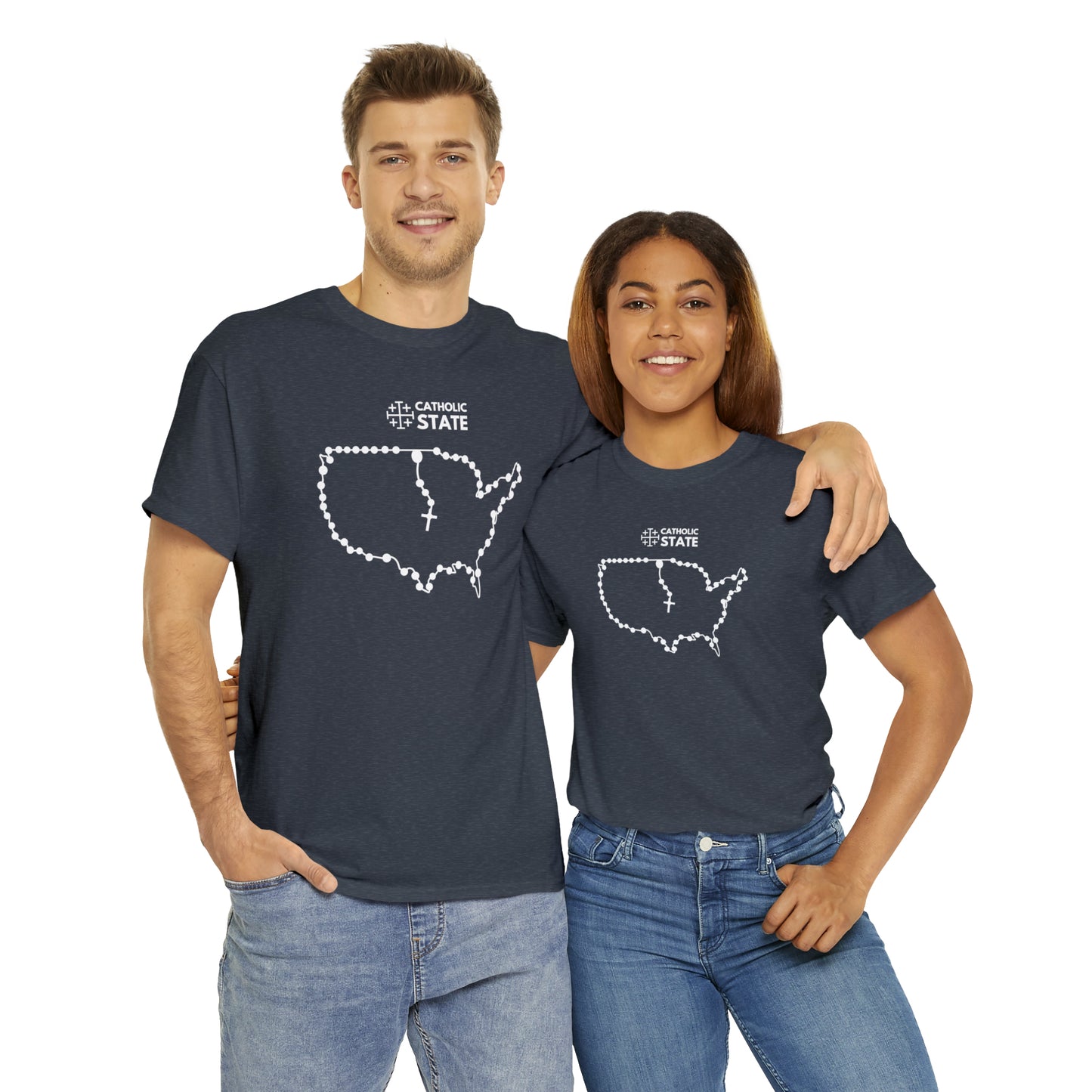 Catholic State USA - Unisex Heavy Cotton