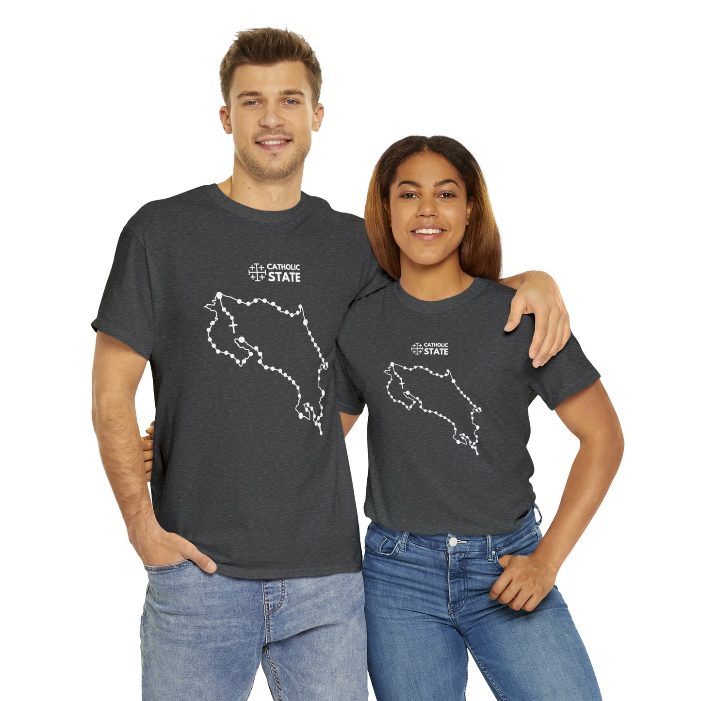 Catholic State Costa Rica - Unisex Heavy Cotton Tee