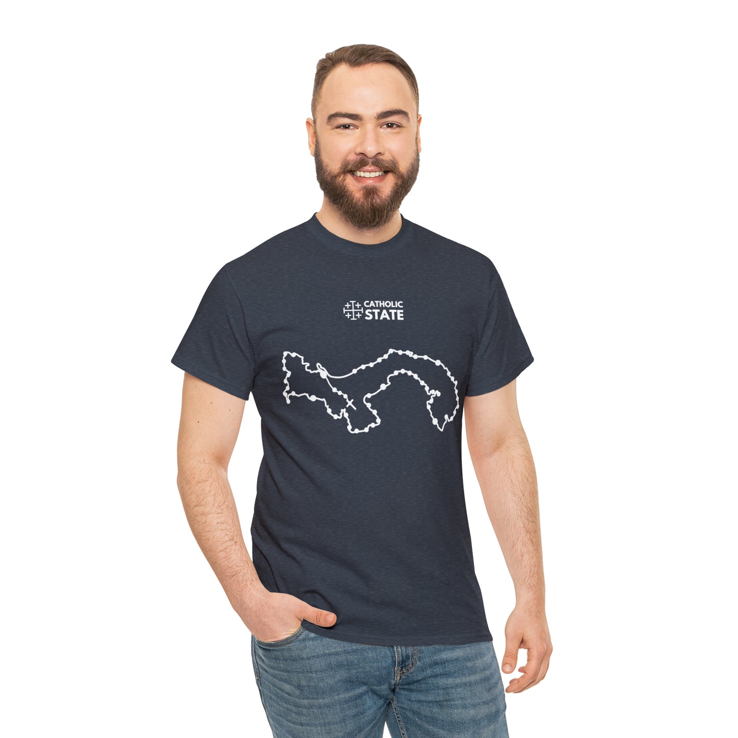 Catholic State Panama - Unisex Heavy Cotton Tee