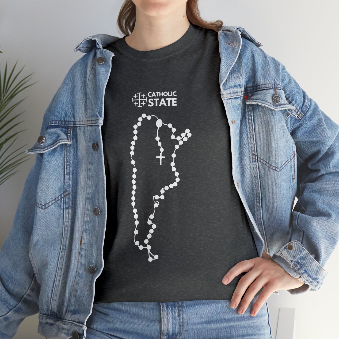 Catholic State Argentina - Unisex Heavy Cotton Tee