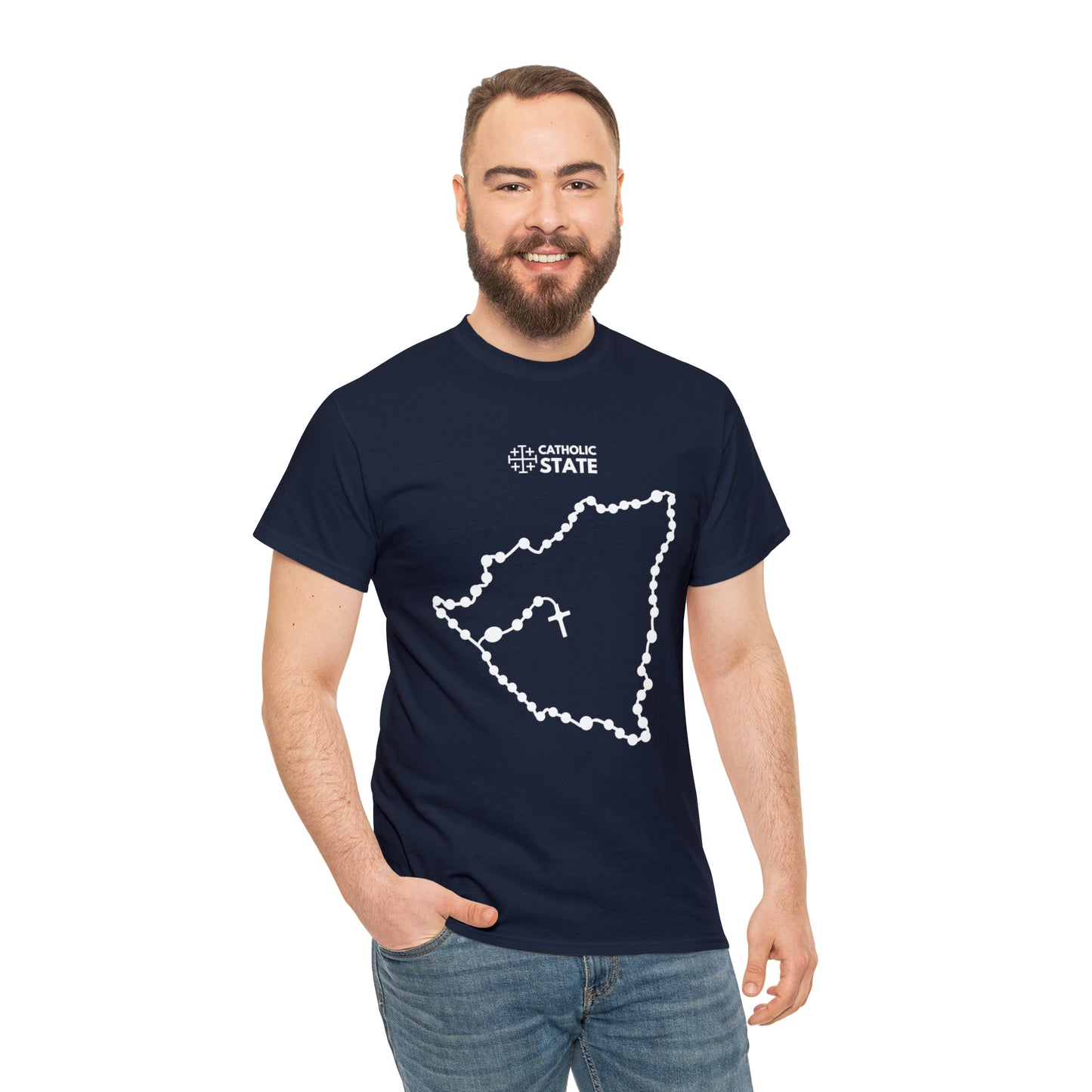 Catholic State Nicaragua - Unisex Heavy Cotton Tee