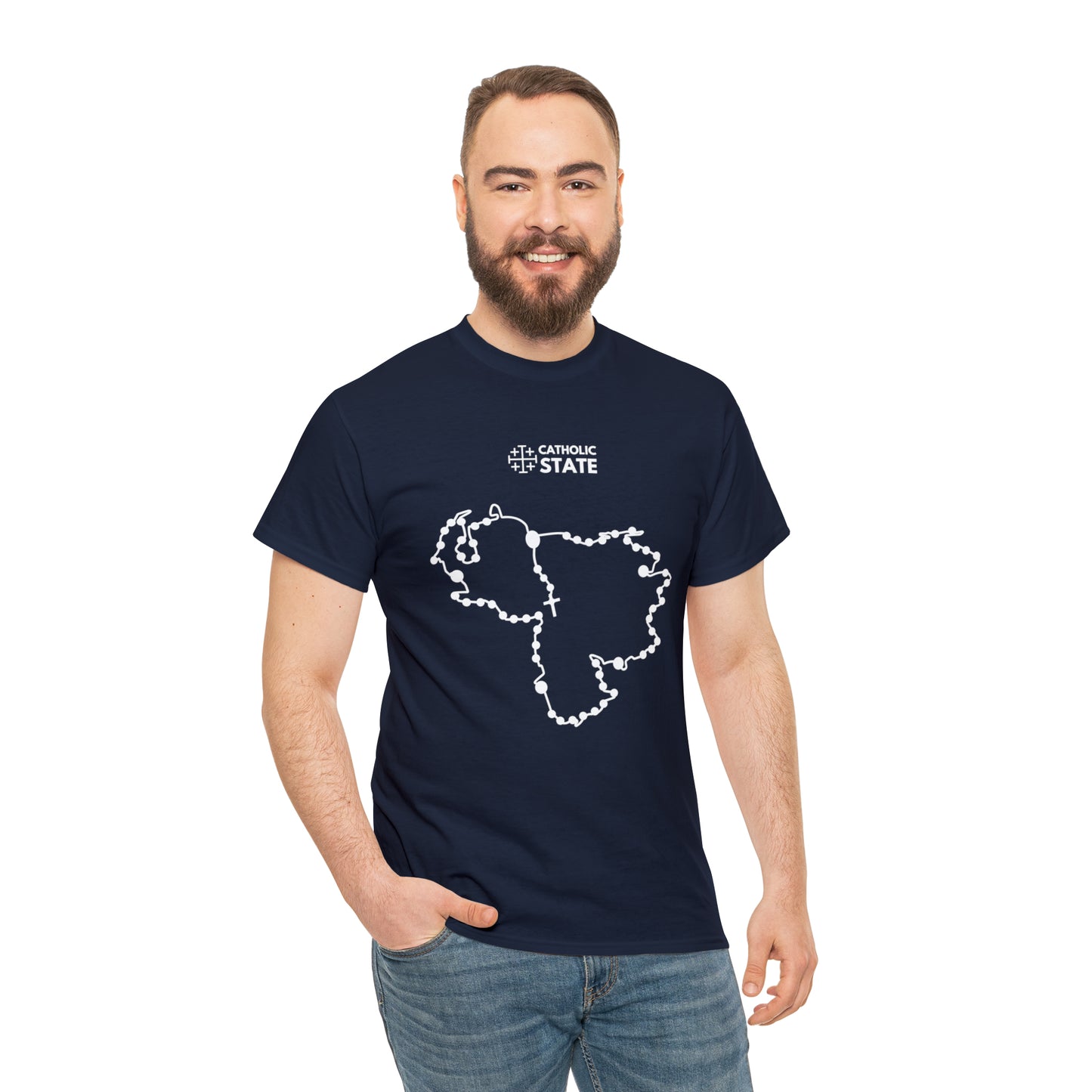 Catholic State Venezuela - Unisex Heavy Cotton Tee
