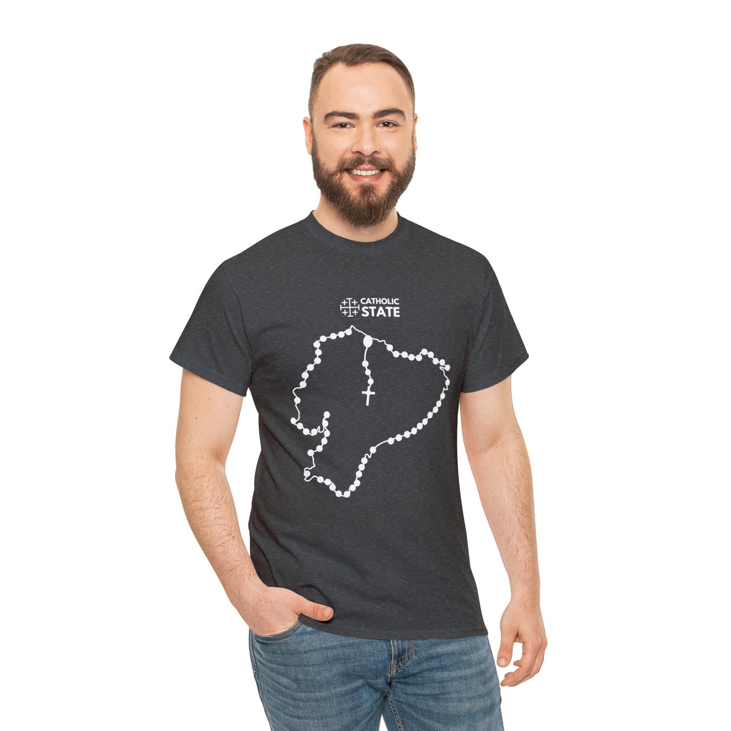 Catholic State Ecuador - Unisex Heavy Cotton Tee