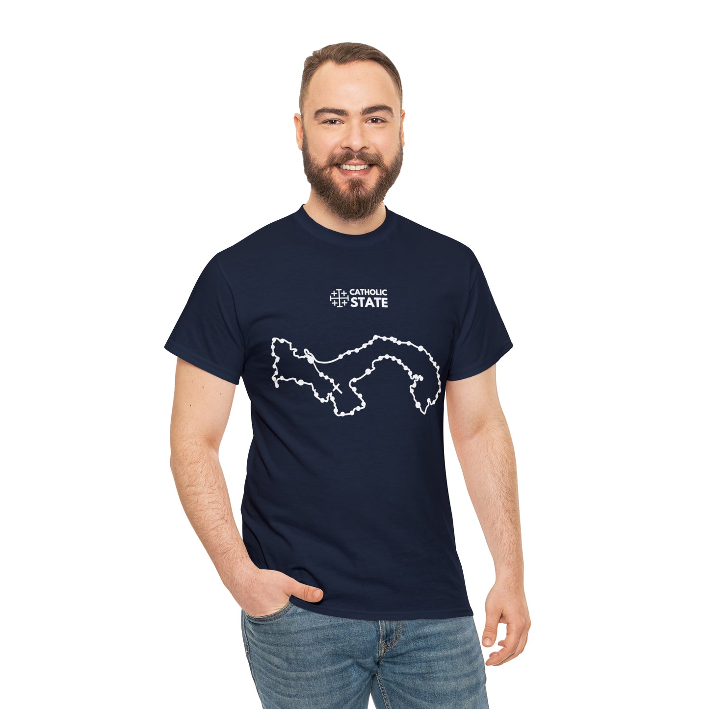 Catholic State Panama - Unisex Heavy Cotton Tee