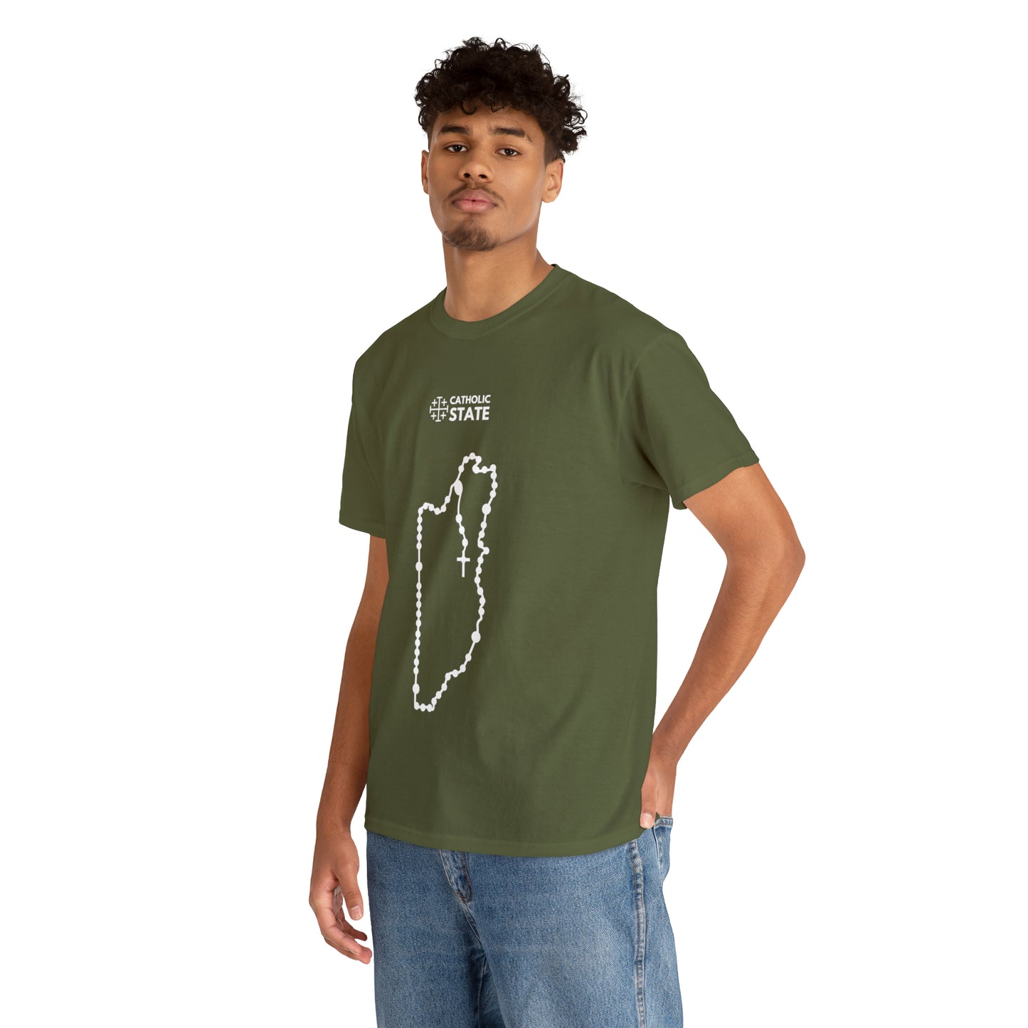 Catholic State Belice - Unisex Heavy Cotton Tee
