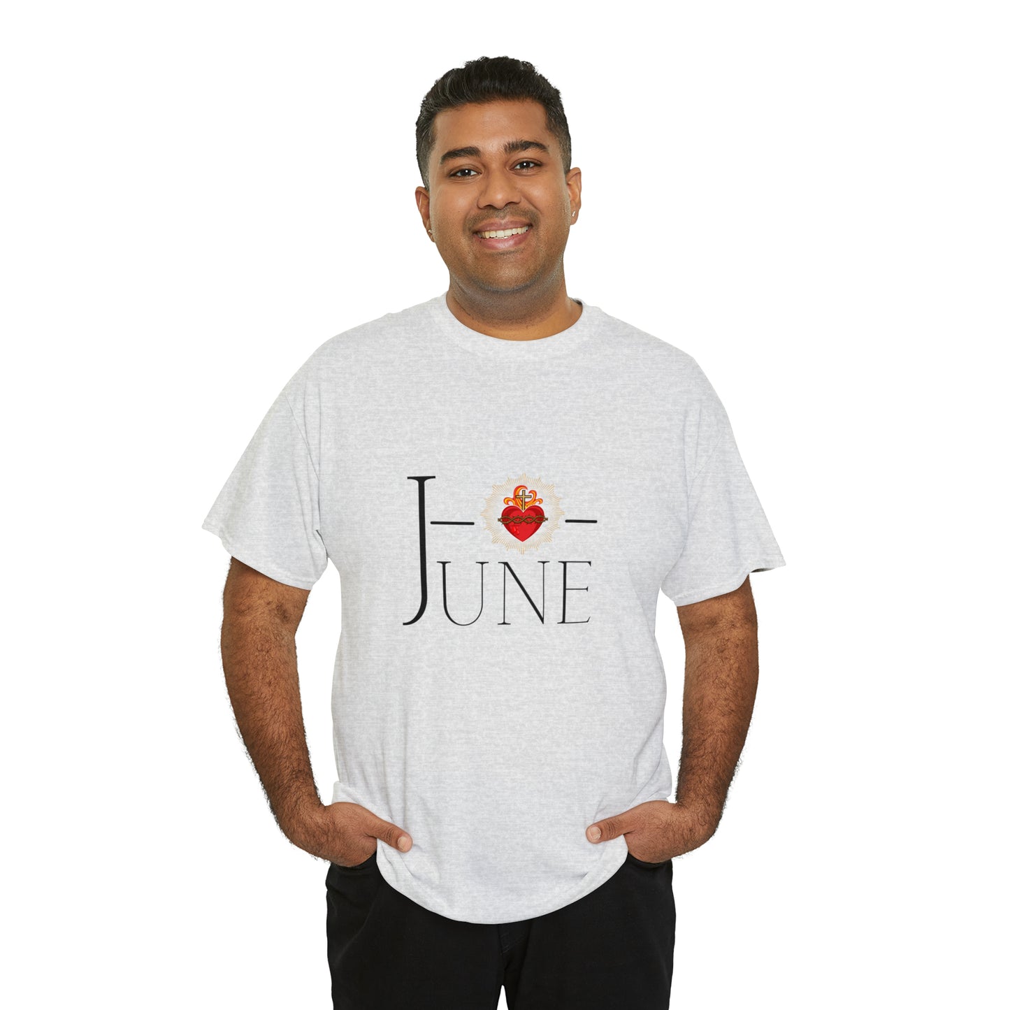 JUNE Sacred Heart - Unisex Heavy Cotton Tee
