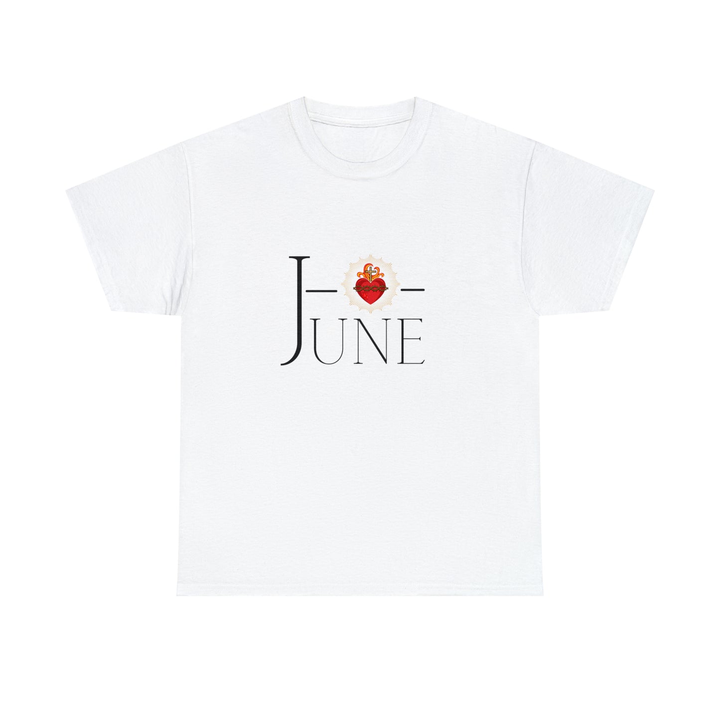 JUNE Sacred Heart - Unisex Heavy Cotton Tee
