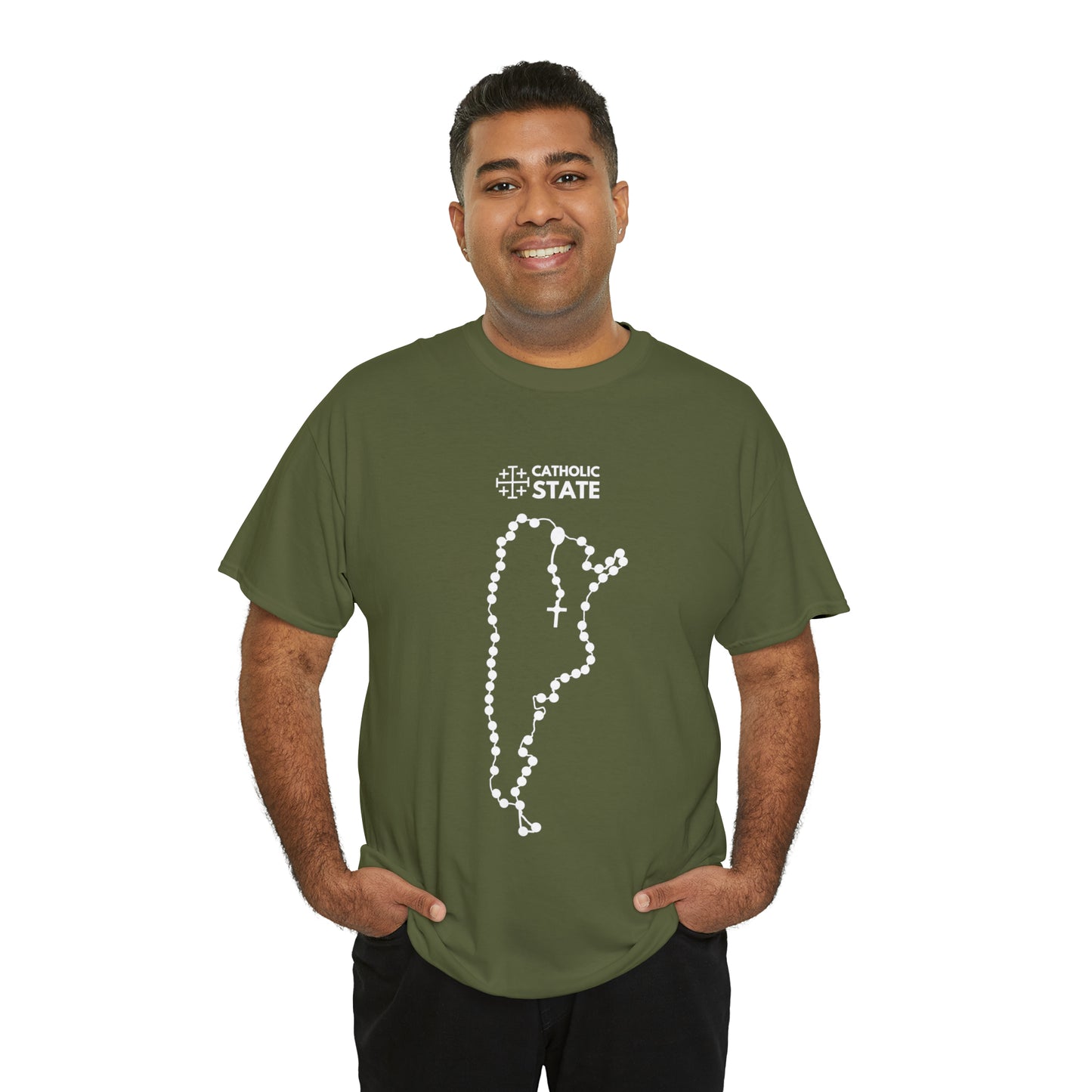 Catholic State Argentina - Unisex Heavy Cotton Tee