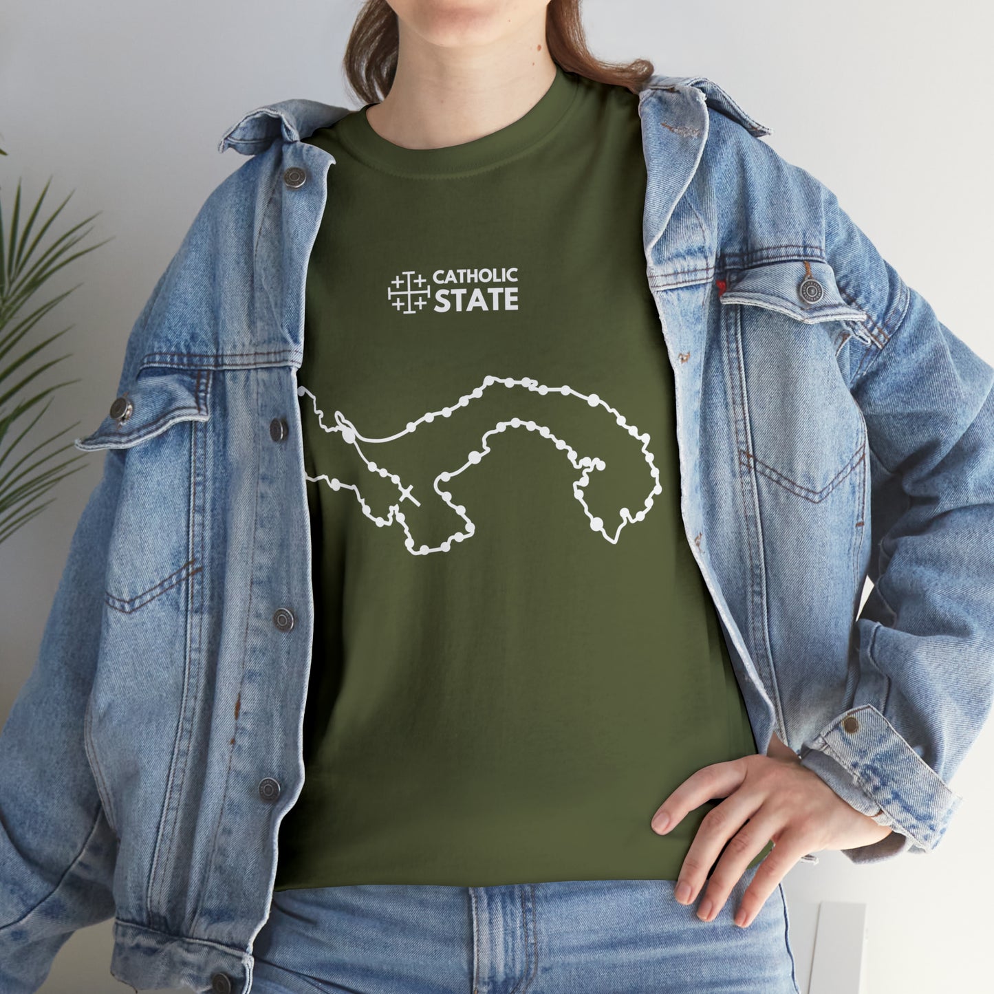 Catholic State Panama - Unisex Heavy Cotton Tee