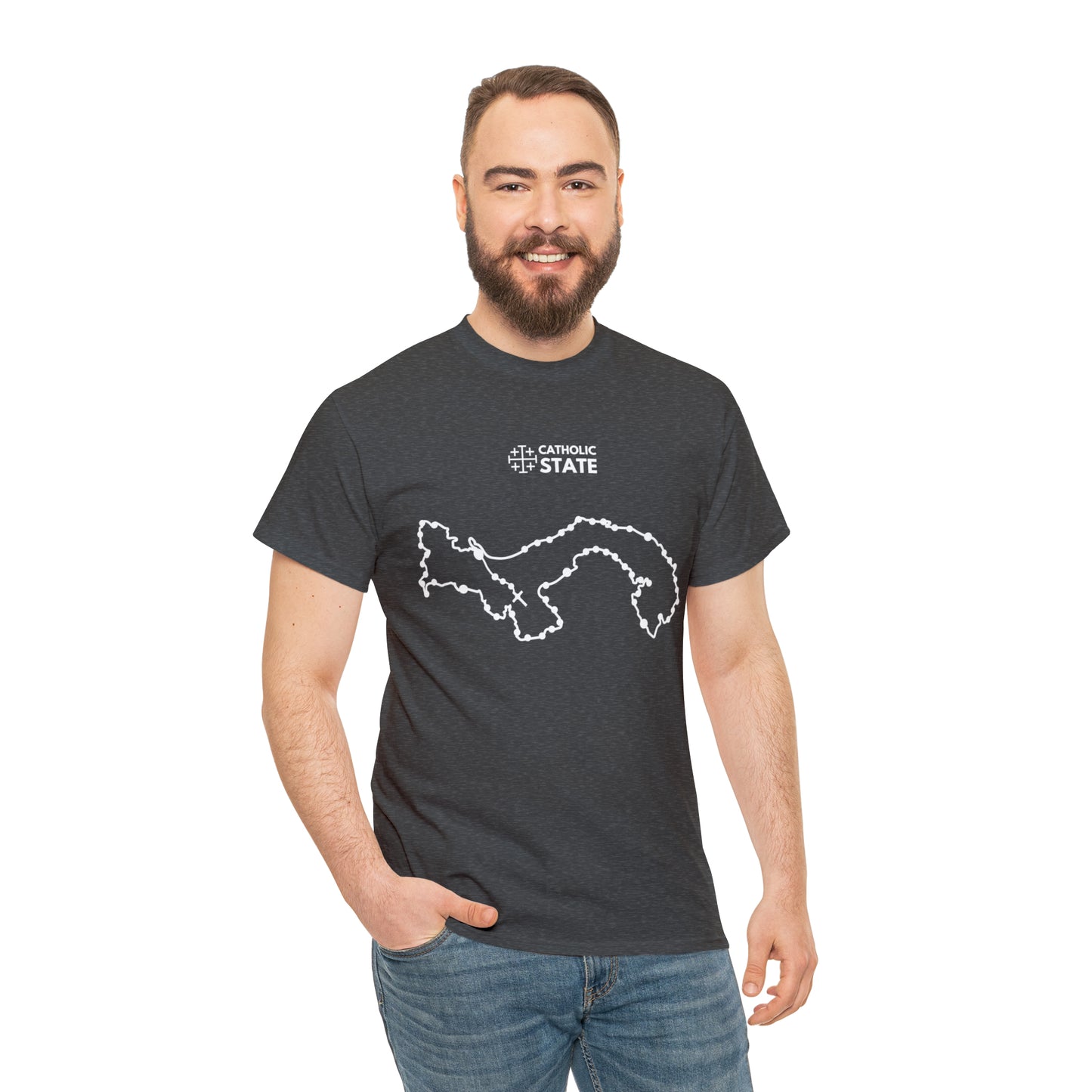 Catholic State Panama - Unisex Heavy Cotton Tee