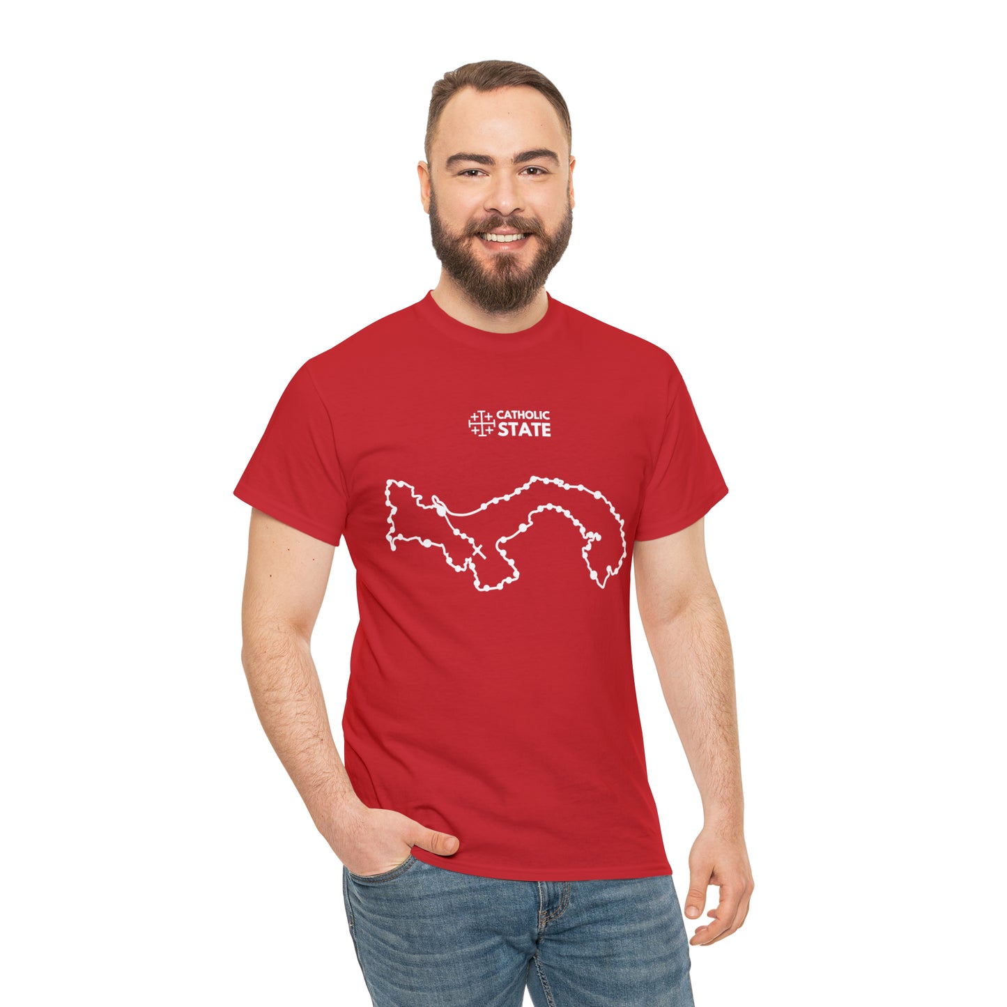 Catholic State Panama - Unisex Heavy Cotton Tee