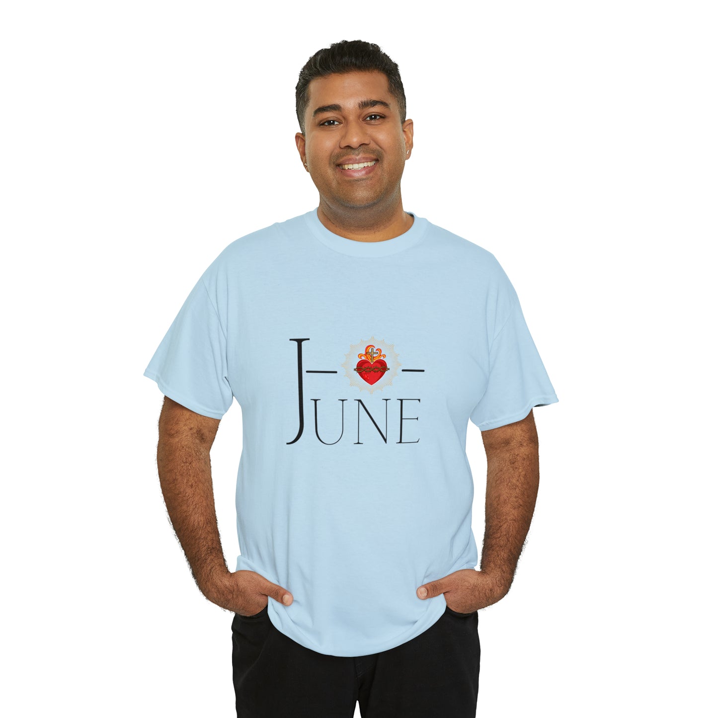 JUNE Sacred Heart - Unisex Heavy Cotton Tee